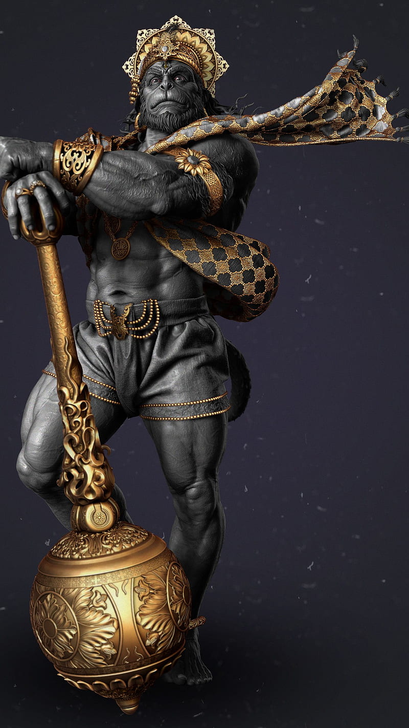 800x1422 Veer Hanuman, veer hanuman, bajrangbali, god, HD phone wallpaper