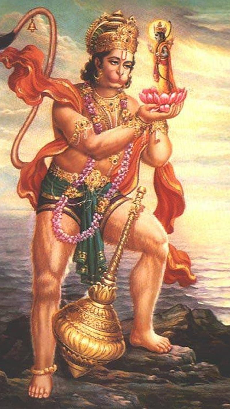 800x1421 Veer Hanuman, veer hanuman, bajrang bali, god, HD phone wallpaper