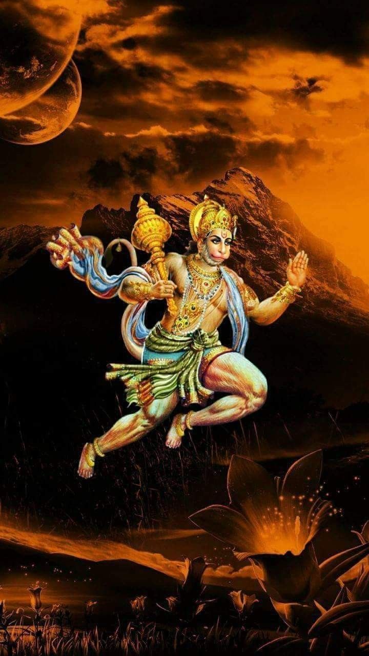 720x1280 Rudra hanuman HD wallpaper. Veer hanuman image hd, Hindu gods, Hindu deities