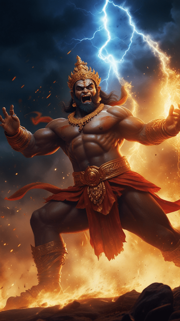 720x1280 Free Veer Hanuman & Hanuman Image