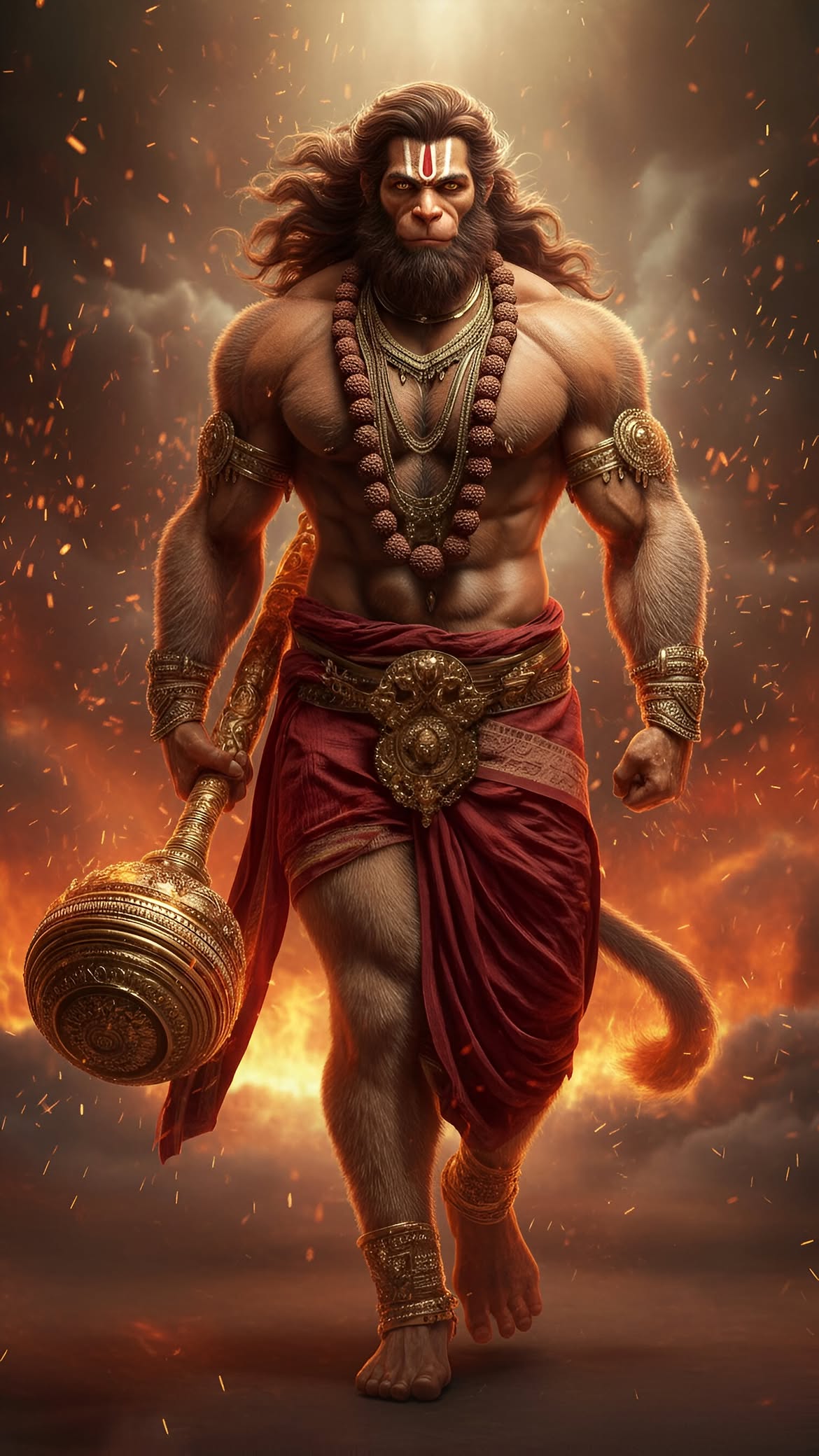 1170x2080 Lord Hanuman Image & Wallpaper HD