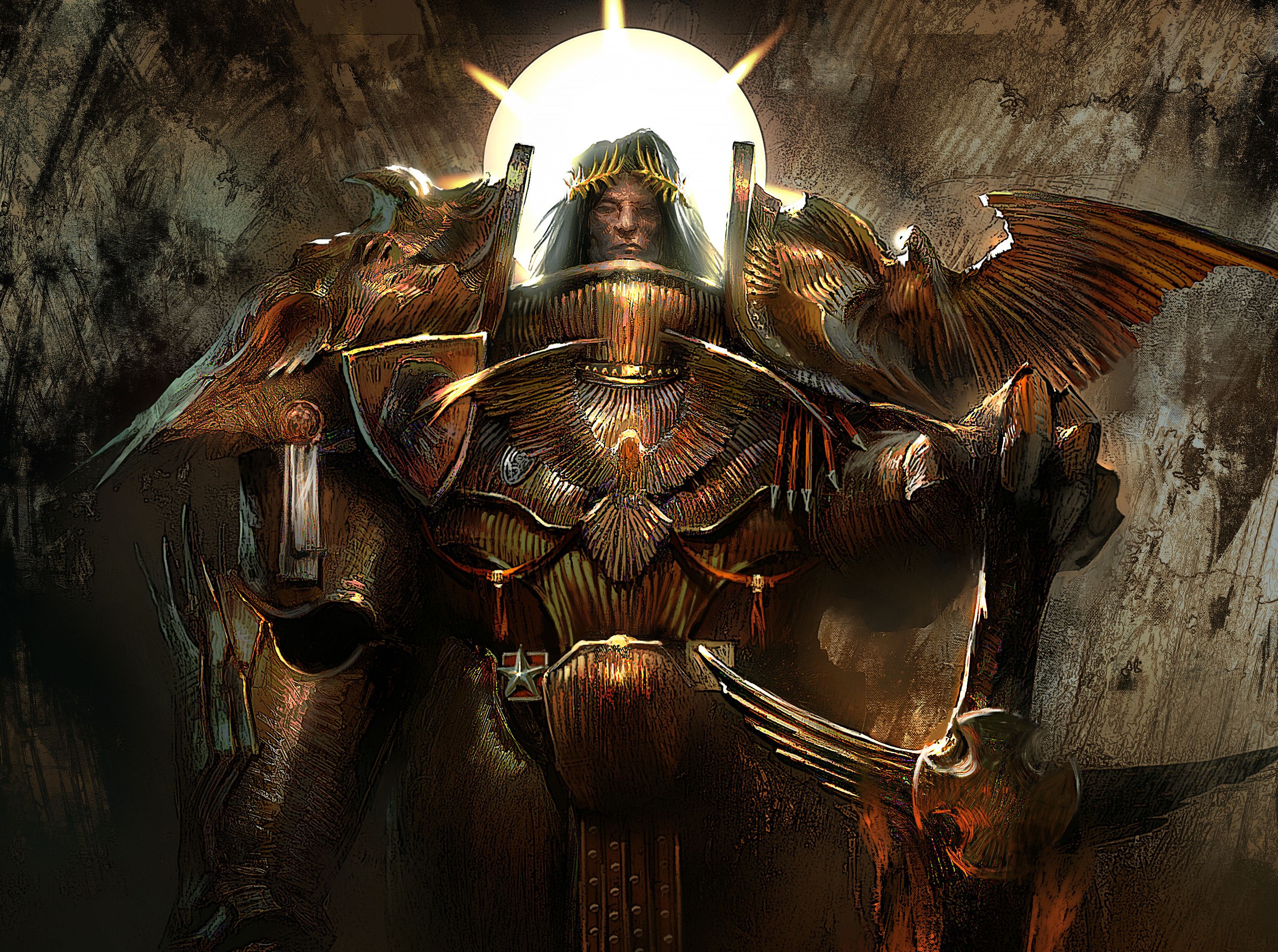 2994x2231 Victor Hugo Harmatiuk 40k (fanart)