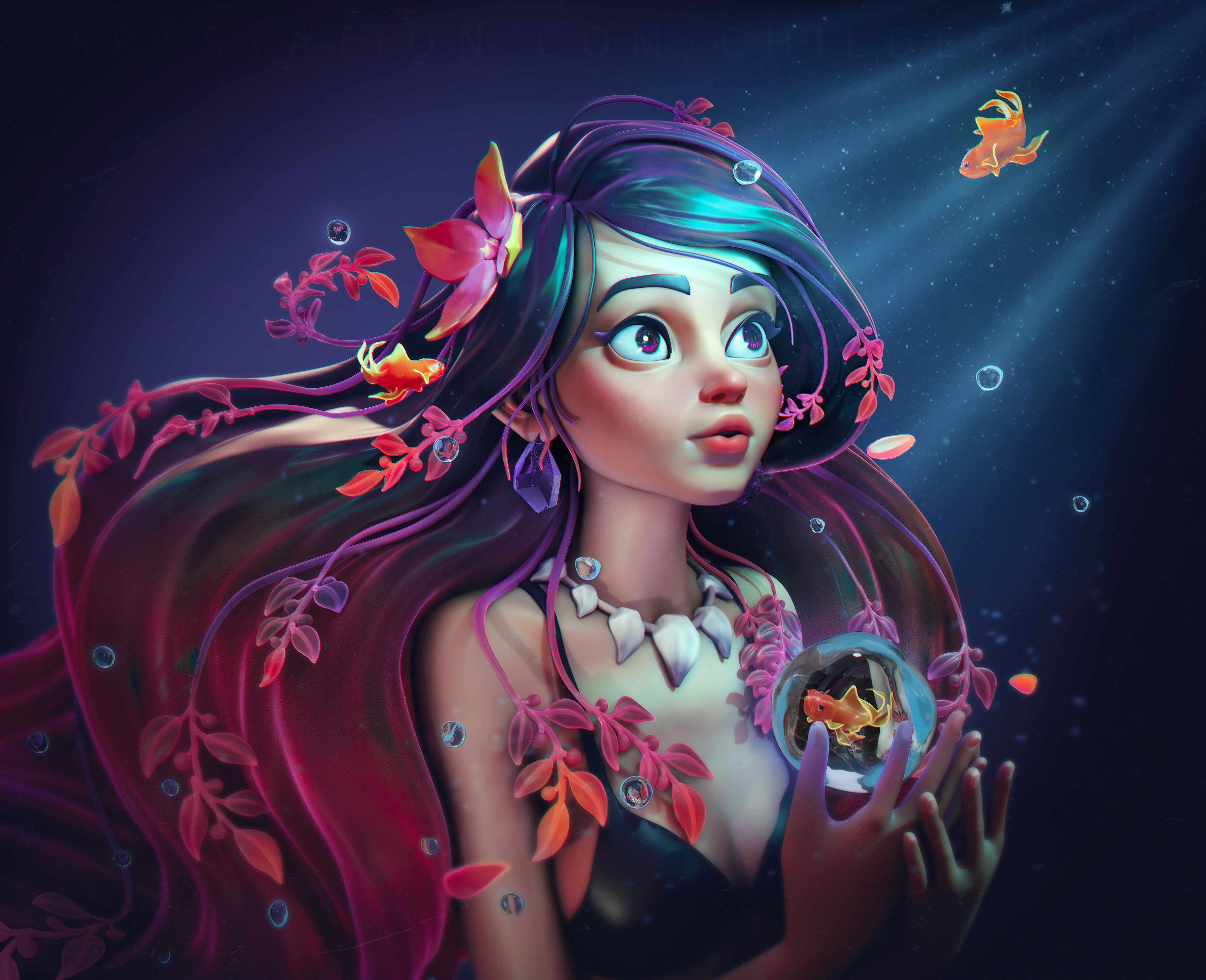 3692x3000 Mermaid princess