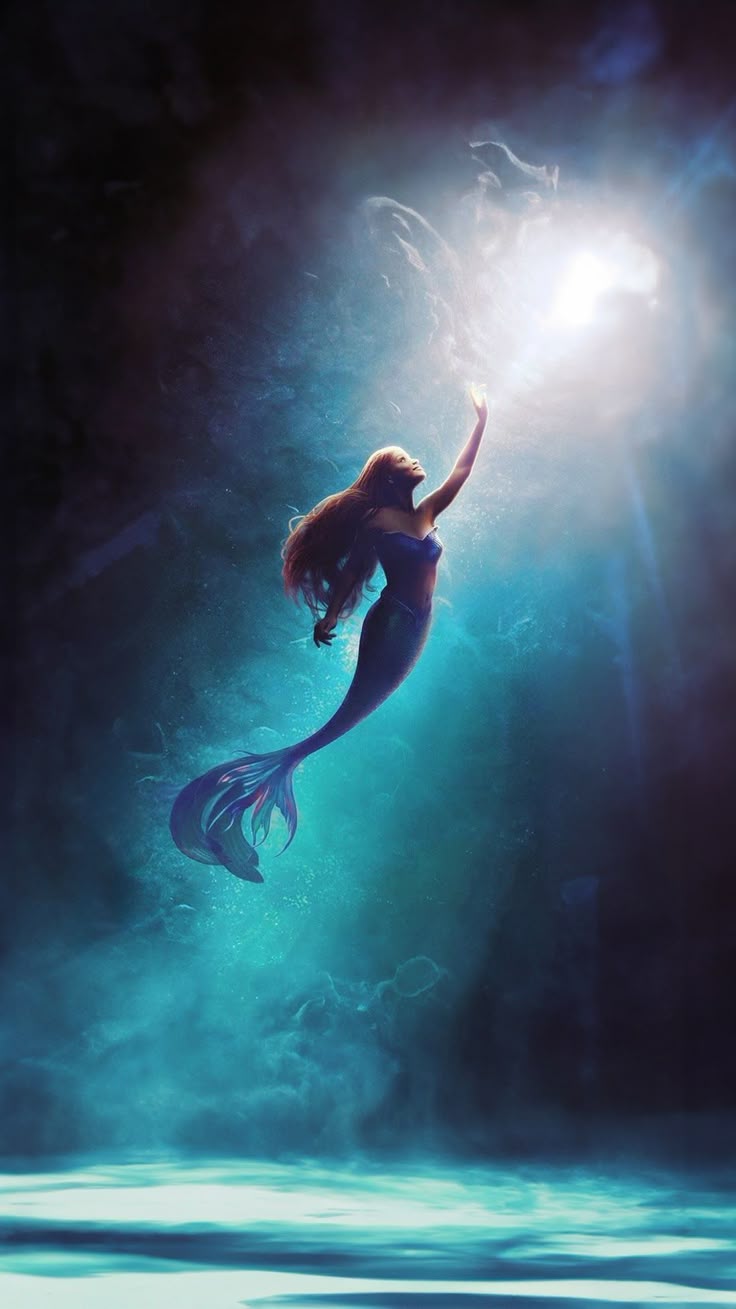 736x1309 Siren mermaid background. Siren iphone wallpaper, Black mermaid wallpaper, The little mermaid wallpaper