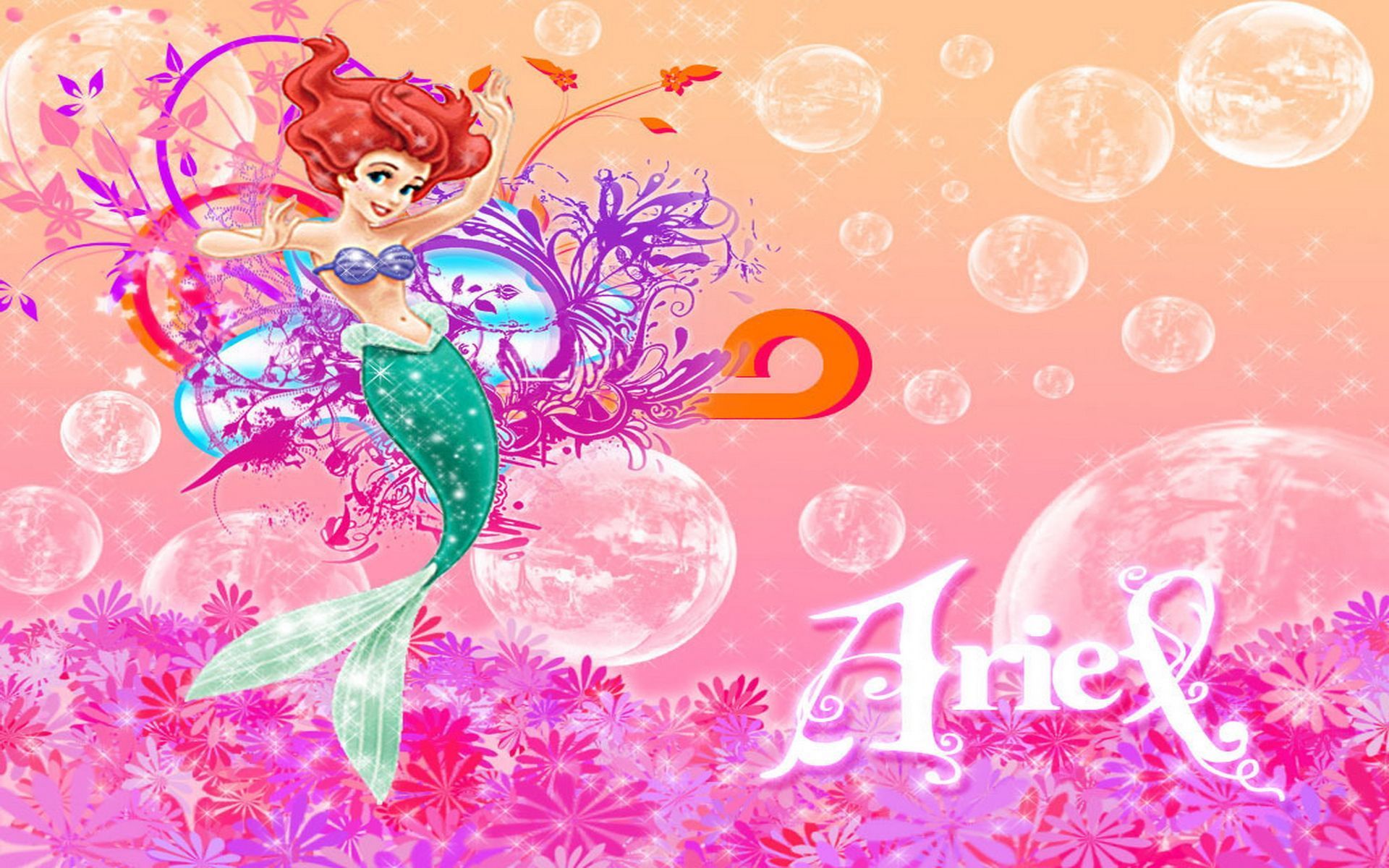 1920x1200 Mermaid Princess Wallpaper