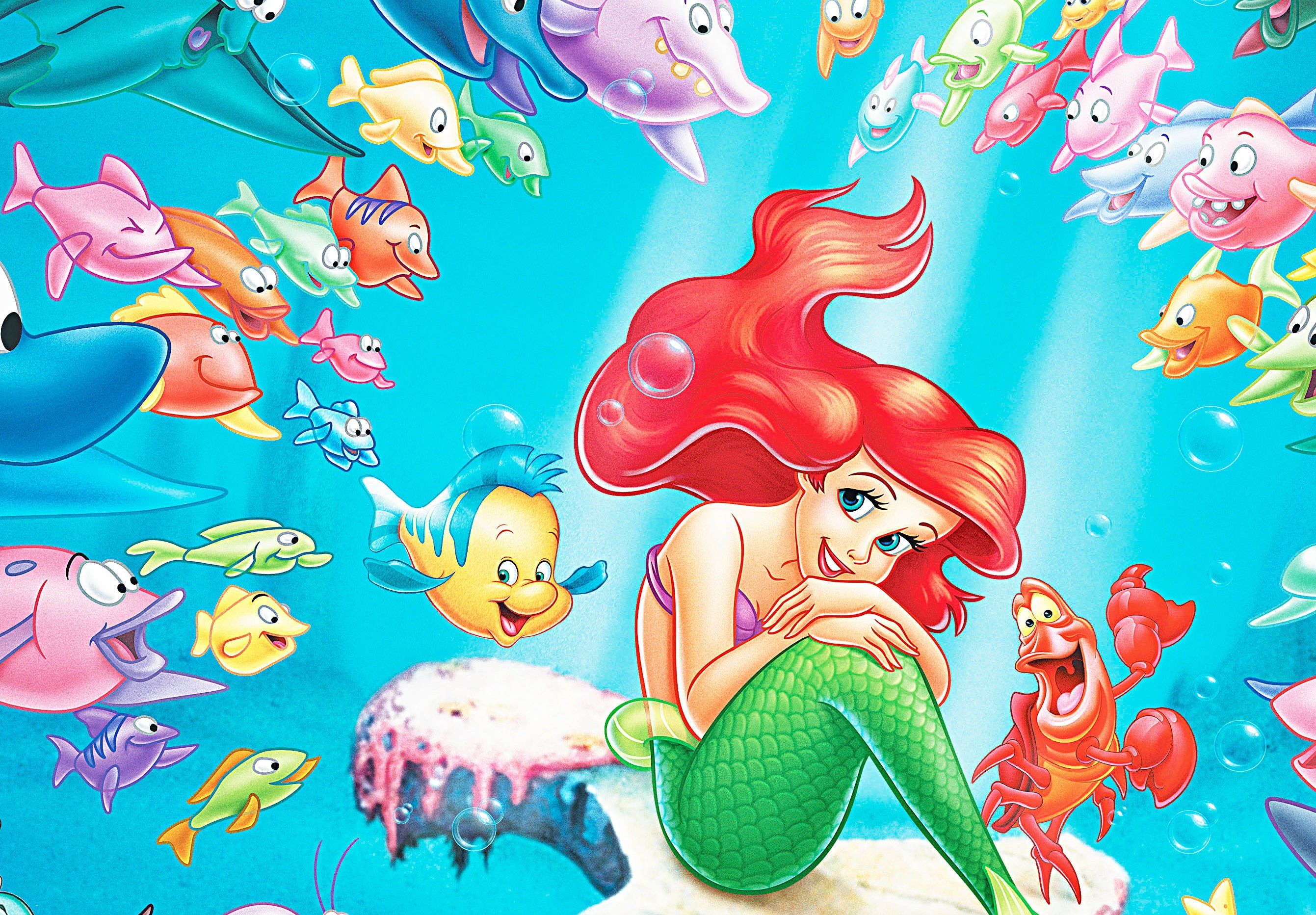 2682x1865 little, Mermaid, Disney, Fantasy, Animation, Cartoon, Adventure, Family, 1littlemermaid, Ariel, Princess, Ocean, Sea, Underwater Wallpaper HD / Desktop and Mobile Background