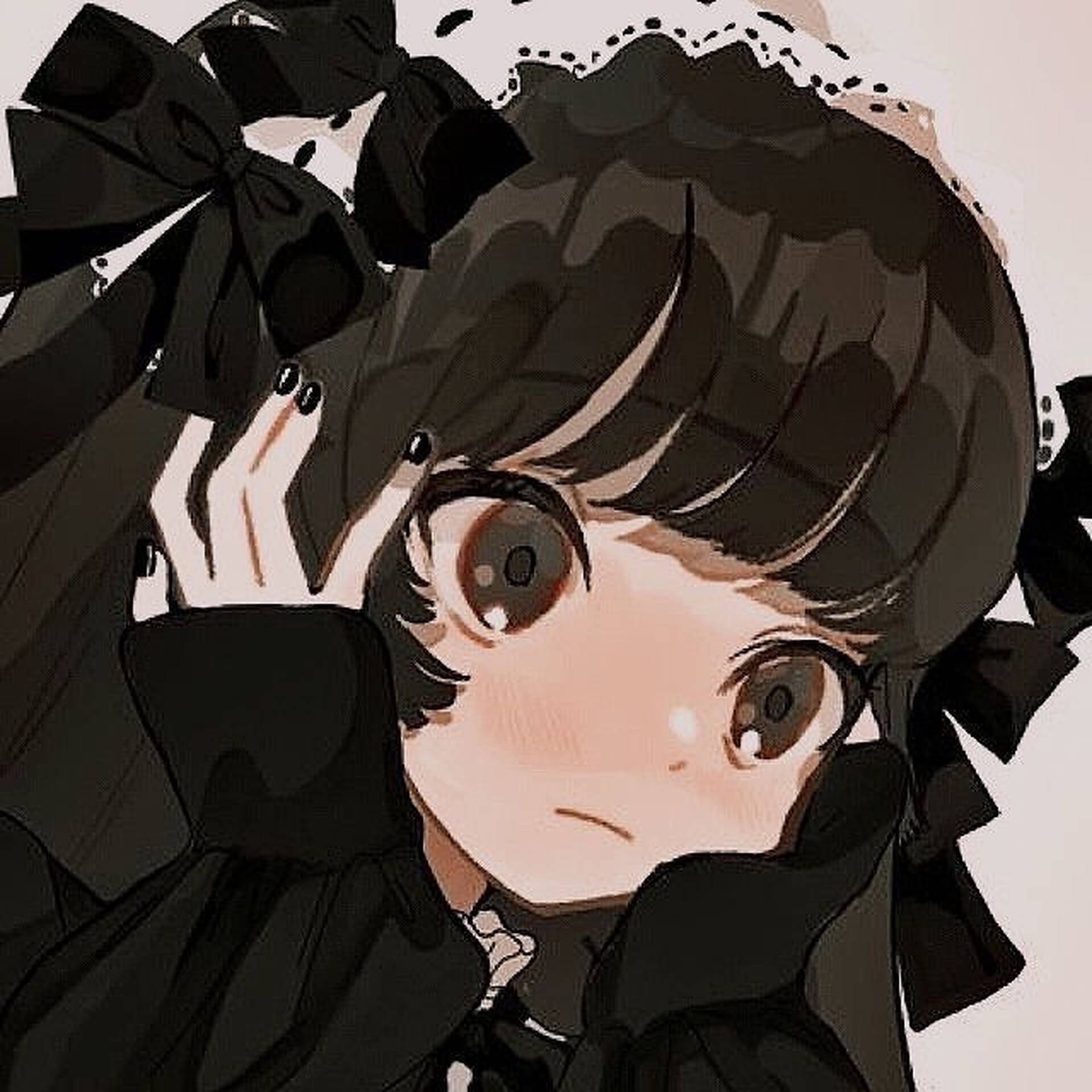 1920x1920 Cute Anime Girl PFP Wallpaper