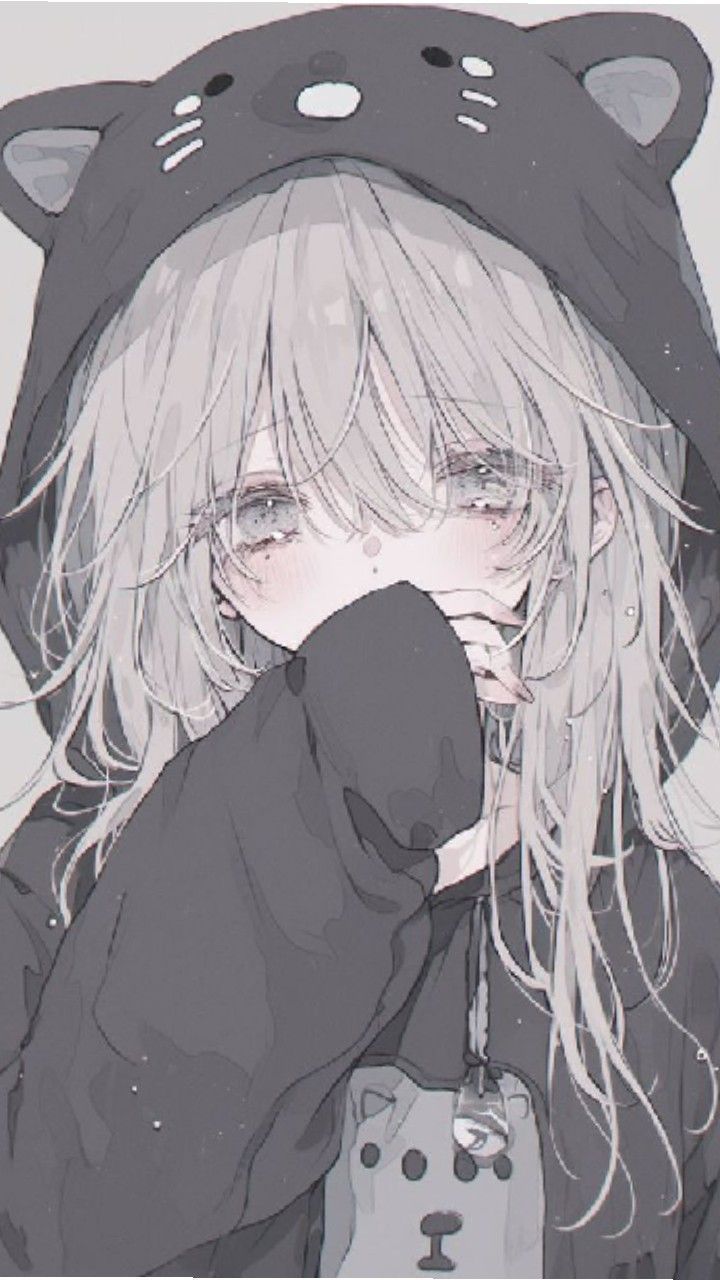 720x1280 Cute dark anime. Cute emo anime wallpaper, Cute anime cat ears, Anime girls