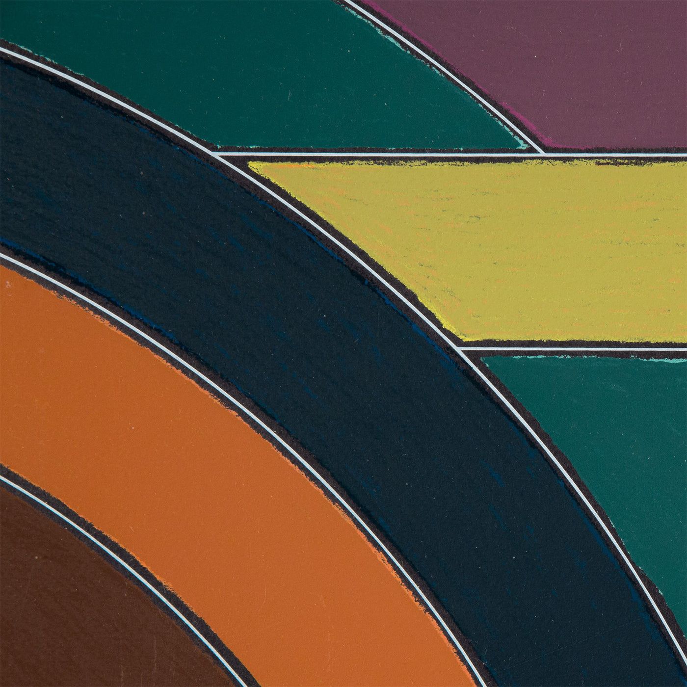 1400x1400 FRANK STELLA YORK FACTORY II SCREENPRINT, 1974