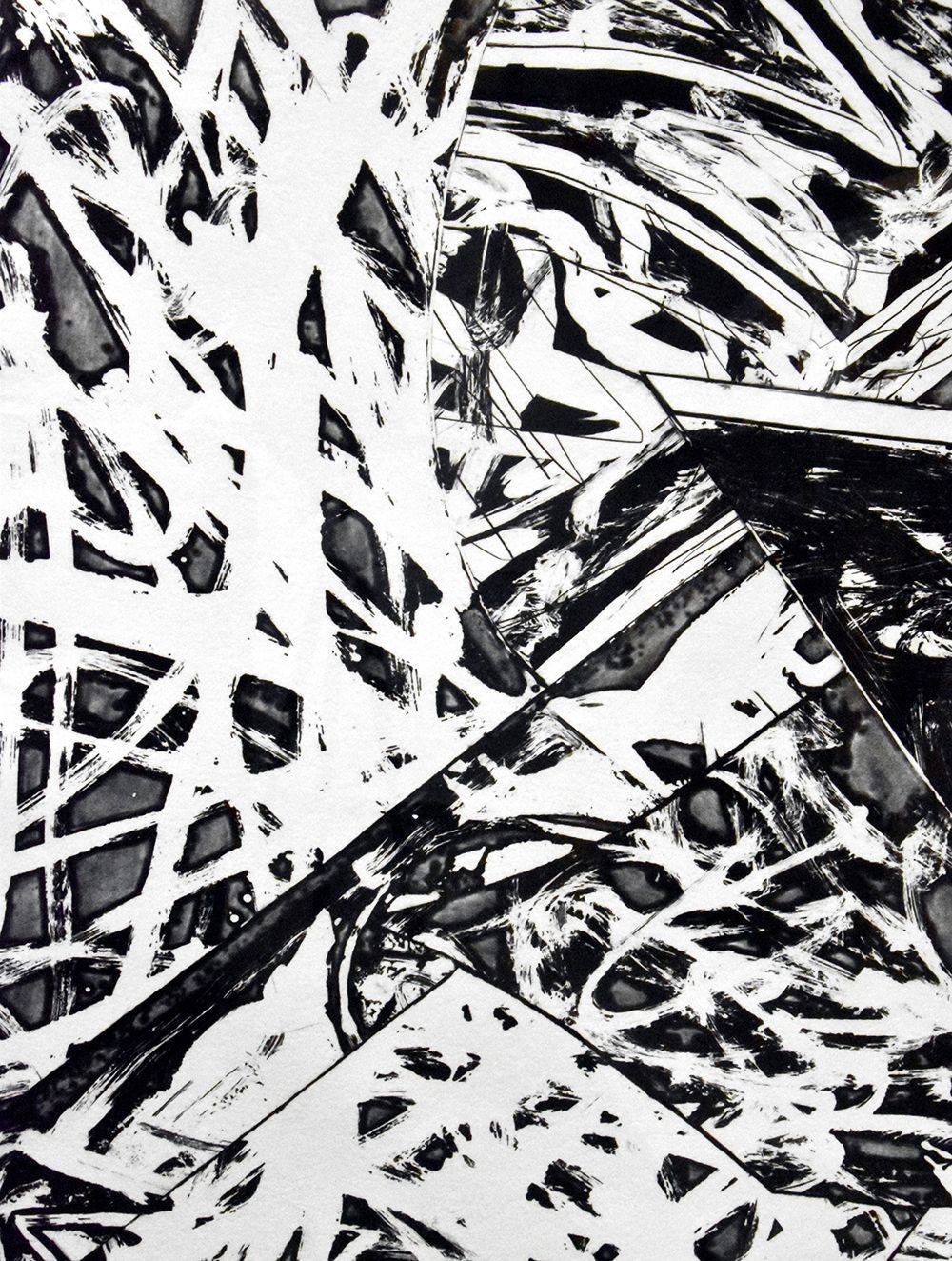 1000x1324 Frank Stella, Swan Engraving Square III, Etching (S)