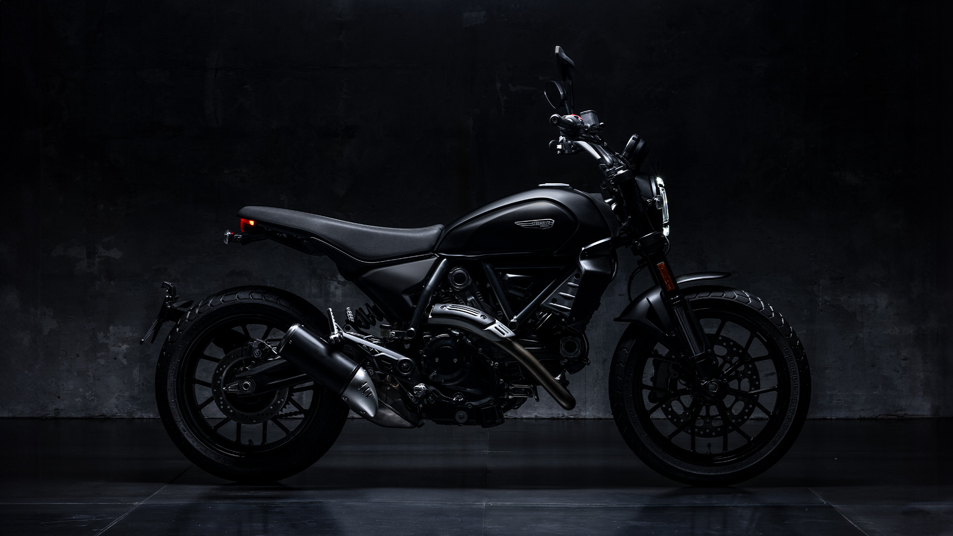 1920x1080 Ducati Scrambler® Icon Dark and essential total black