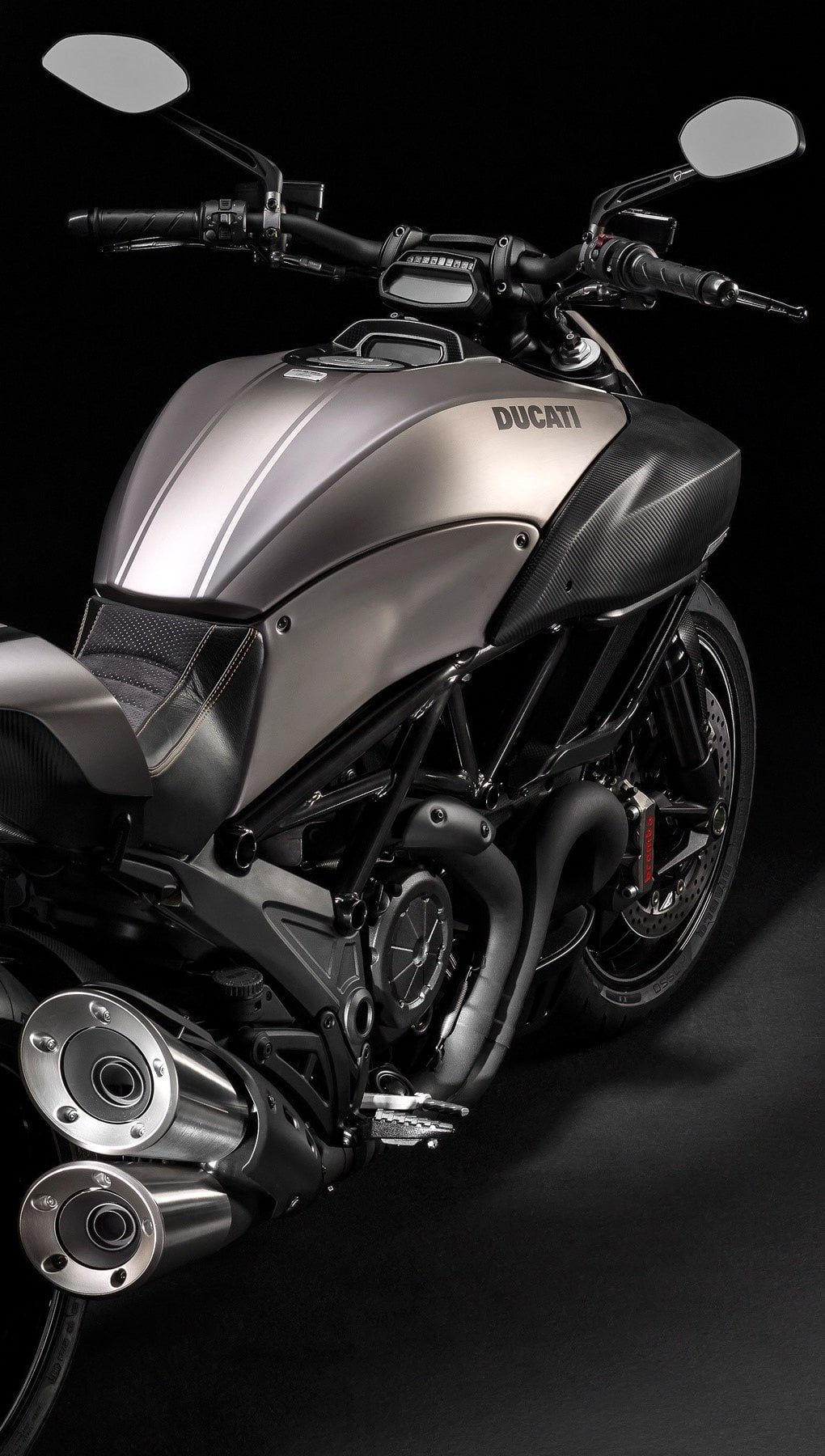 1020x1800 Ducati Diavel Titanium black Wallpaper 2K for iPhone and Mobile Phone