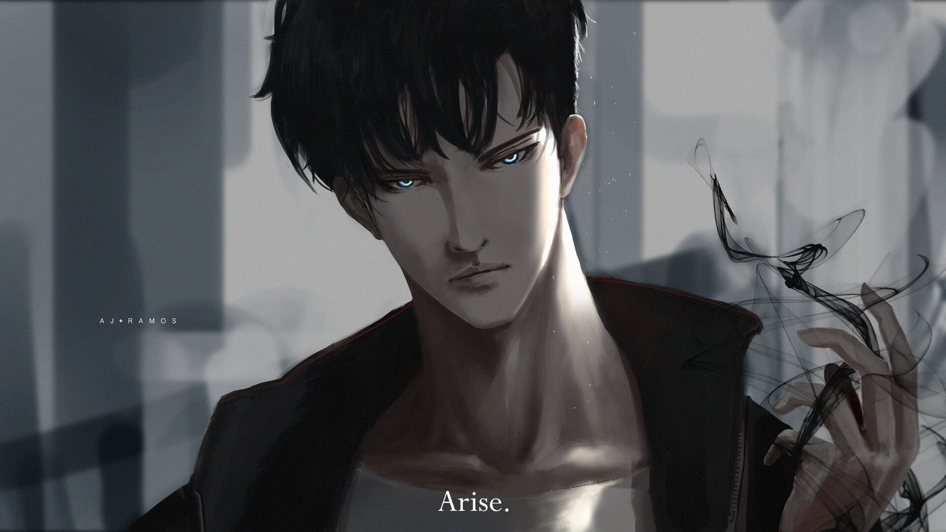 1920x1080 Arise: Sung Jin Woo HD Wallpaper From Solo Leveling By AJ Ramosx1080