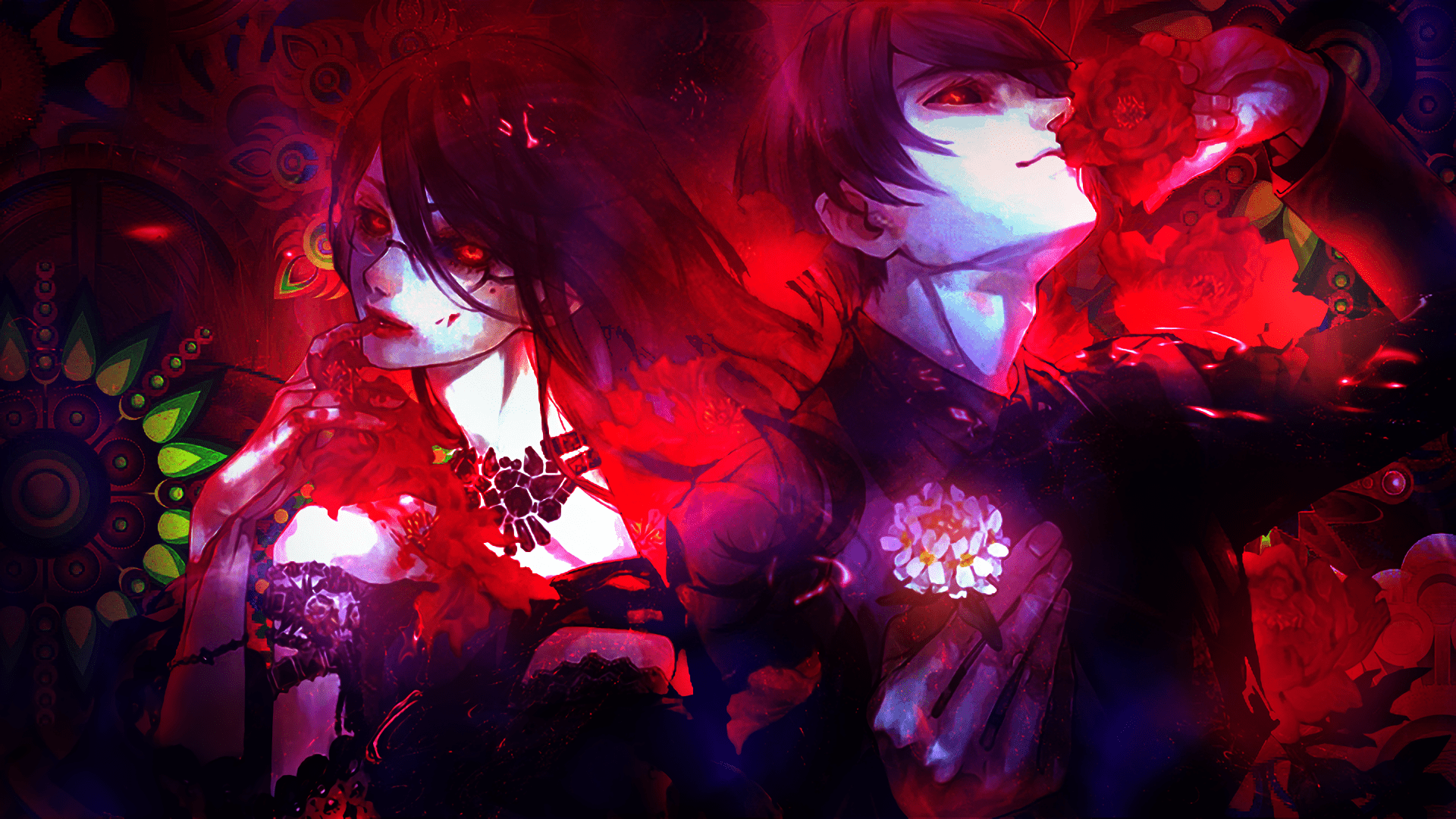 1920x1080 Tokyo Ghoul HD: Shū Tsukiyama & Rize Kamishiro