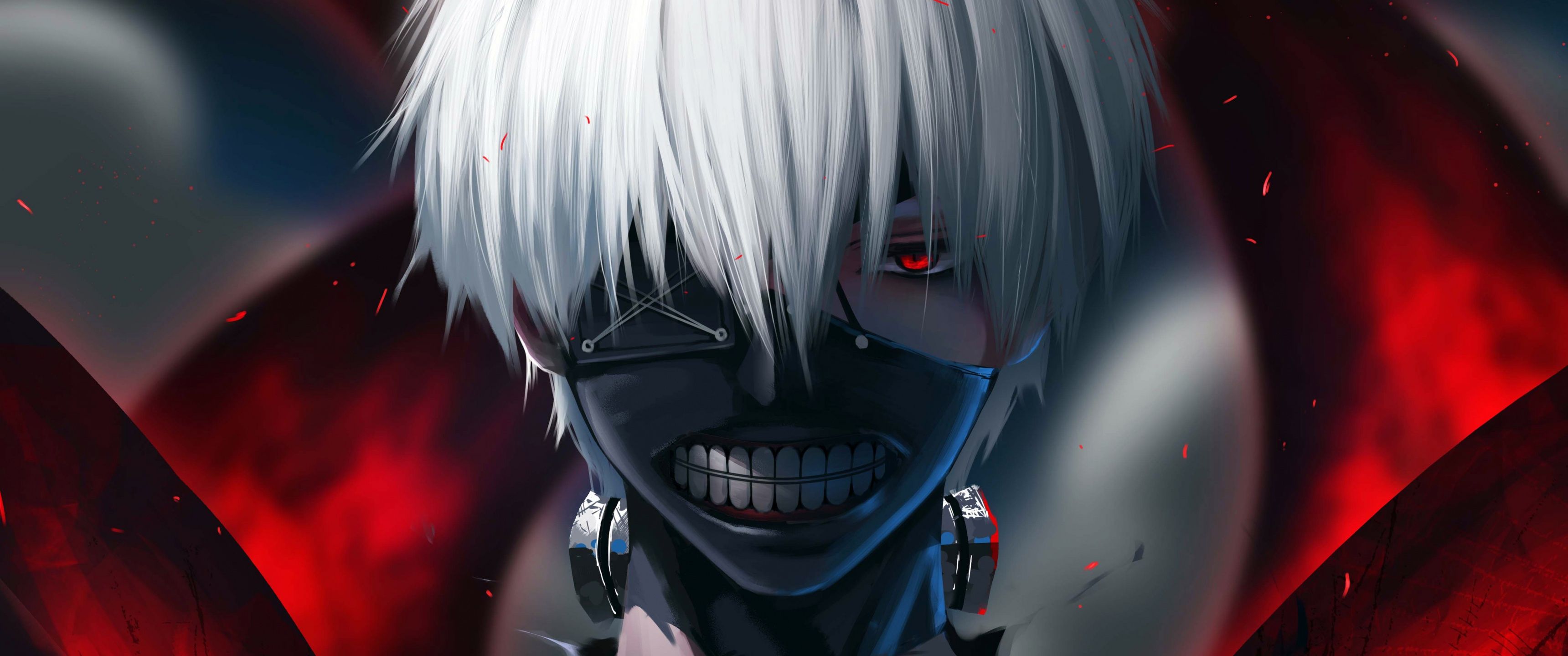 3440x1440 Ken Kaneki Wallpaper 4K, 5K, Tokyo Ghoul