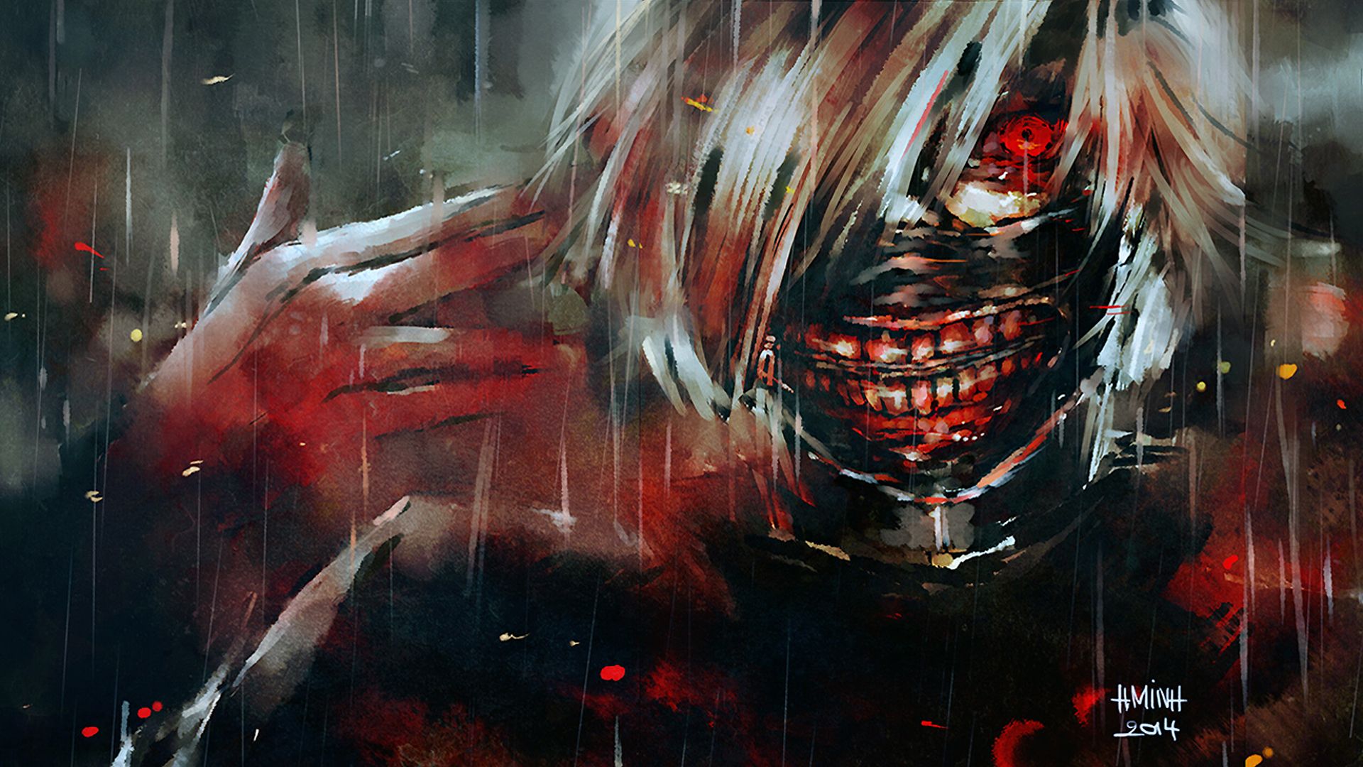 1920x1080 Download Anime Tokyo Ghoul Kaneki, Anime, Tokyo, Ghoul, Kaneki Wallpaper in 1920x1080 Resolution
