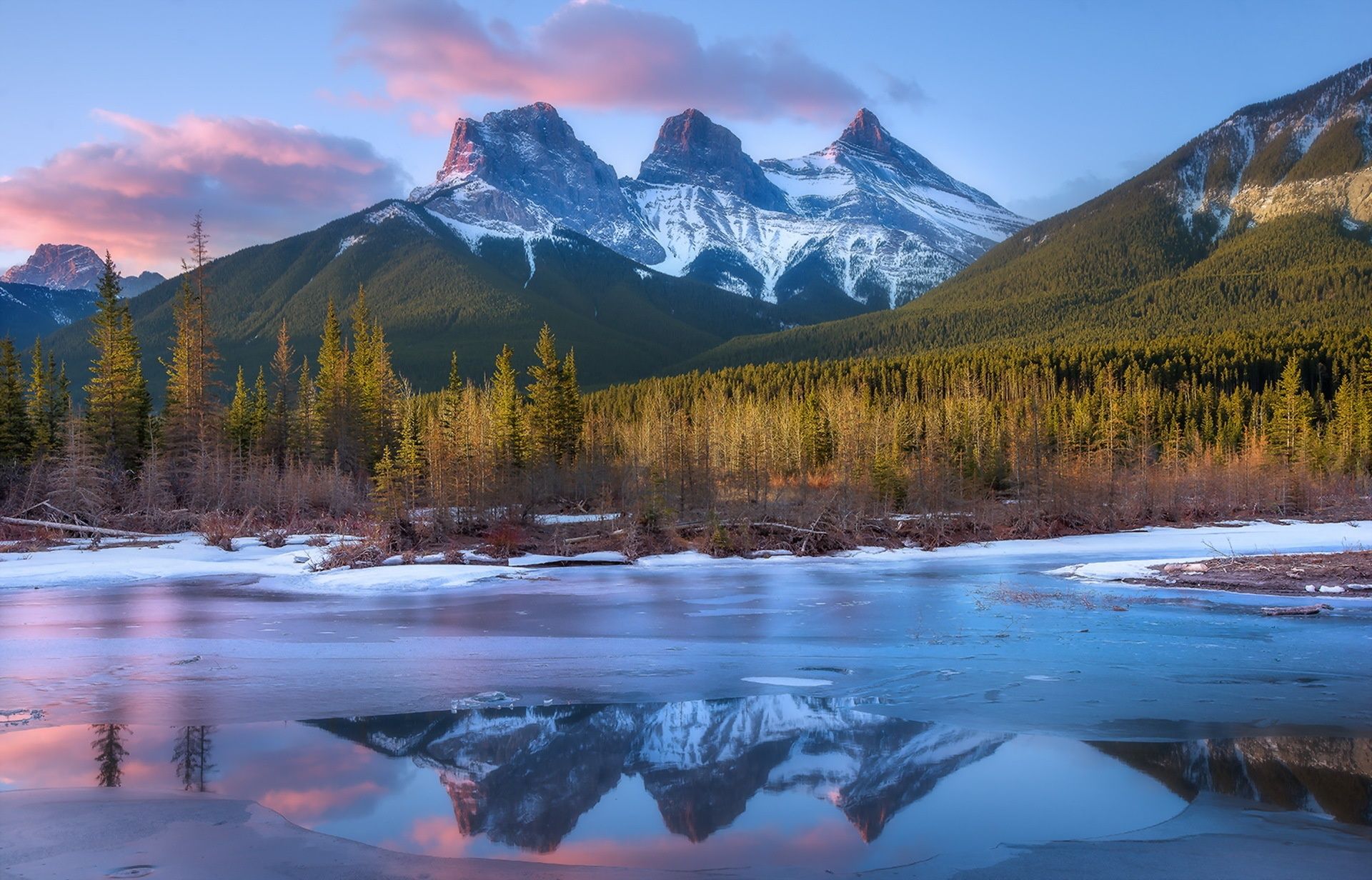 1920x1232 Free Three Sisters Full HD wallpaper for desktop and phone