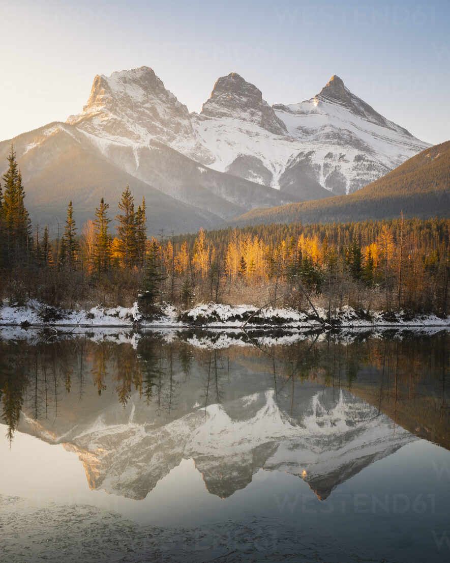 885x1106 Three Sisters Mountains, Canmore, Alberta