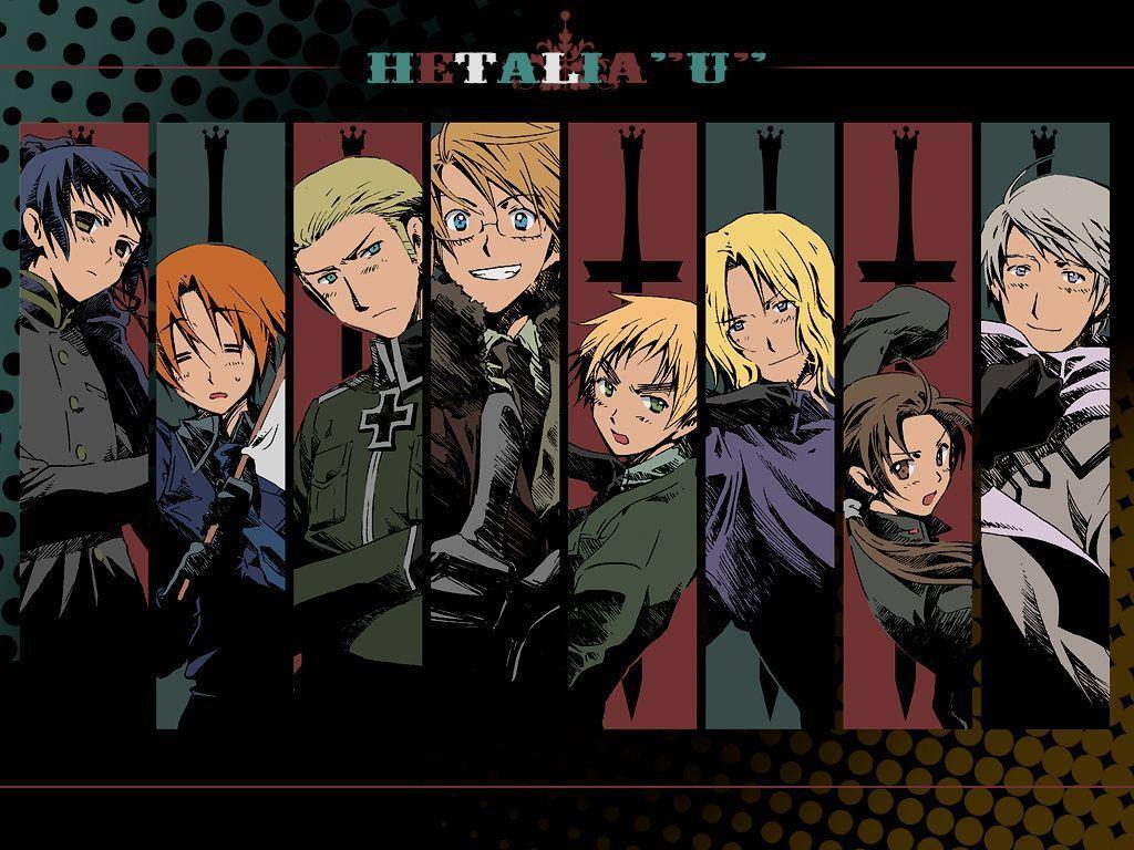 1024x768 Hetalia America And Russia Wallpaper