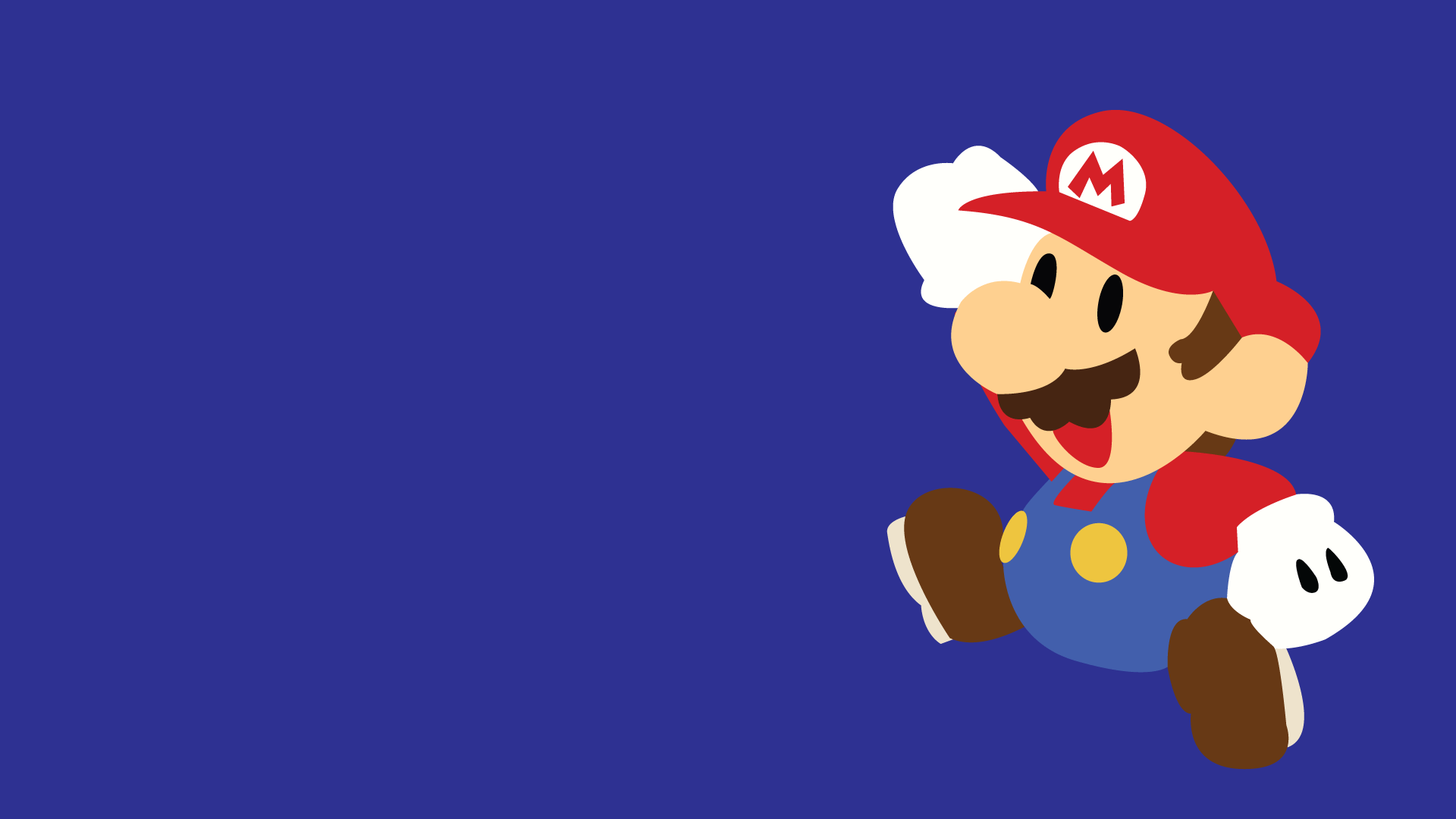 1920x1080 Mario Minimalist Wallpaper
