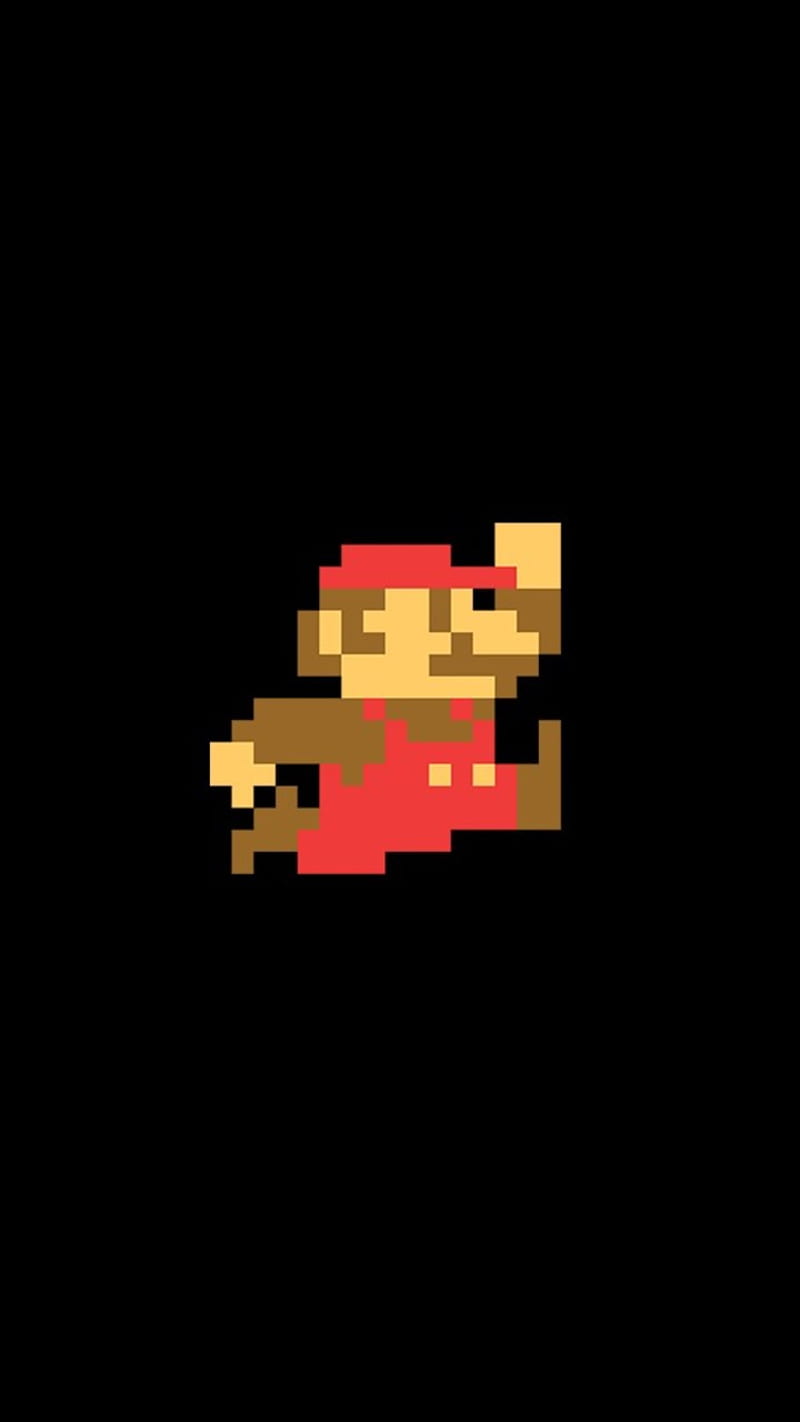 800x1422 Super mario, minimalism, games, HD phone wallpaper