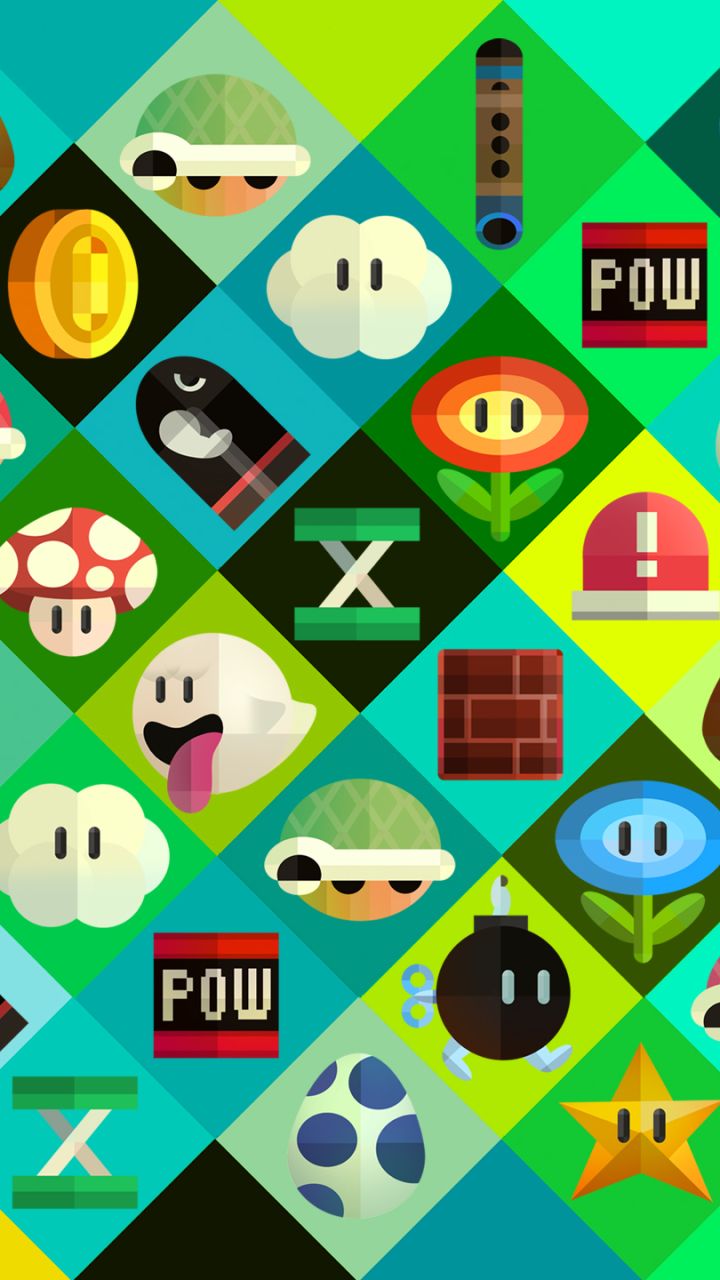 720x1280 Mario Phone Wallpaper and iPhone Background: Free HD Download