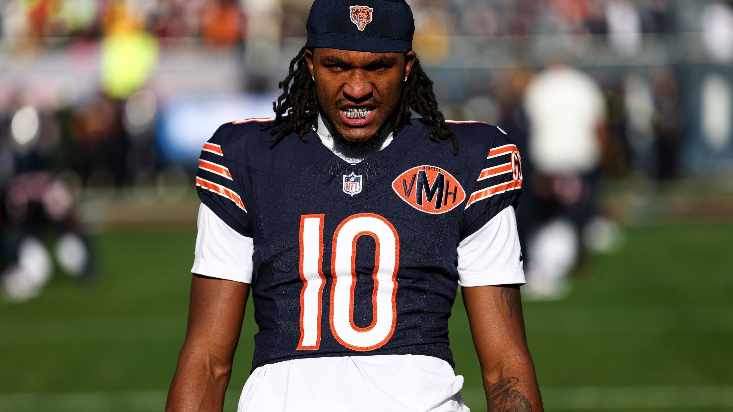 2560x1440 Ben Johnson buying Bears WR Luther Burden stock
