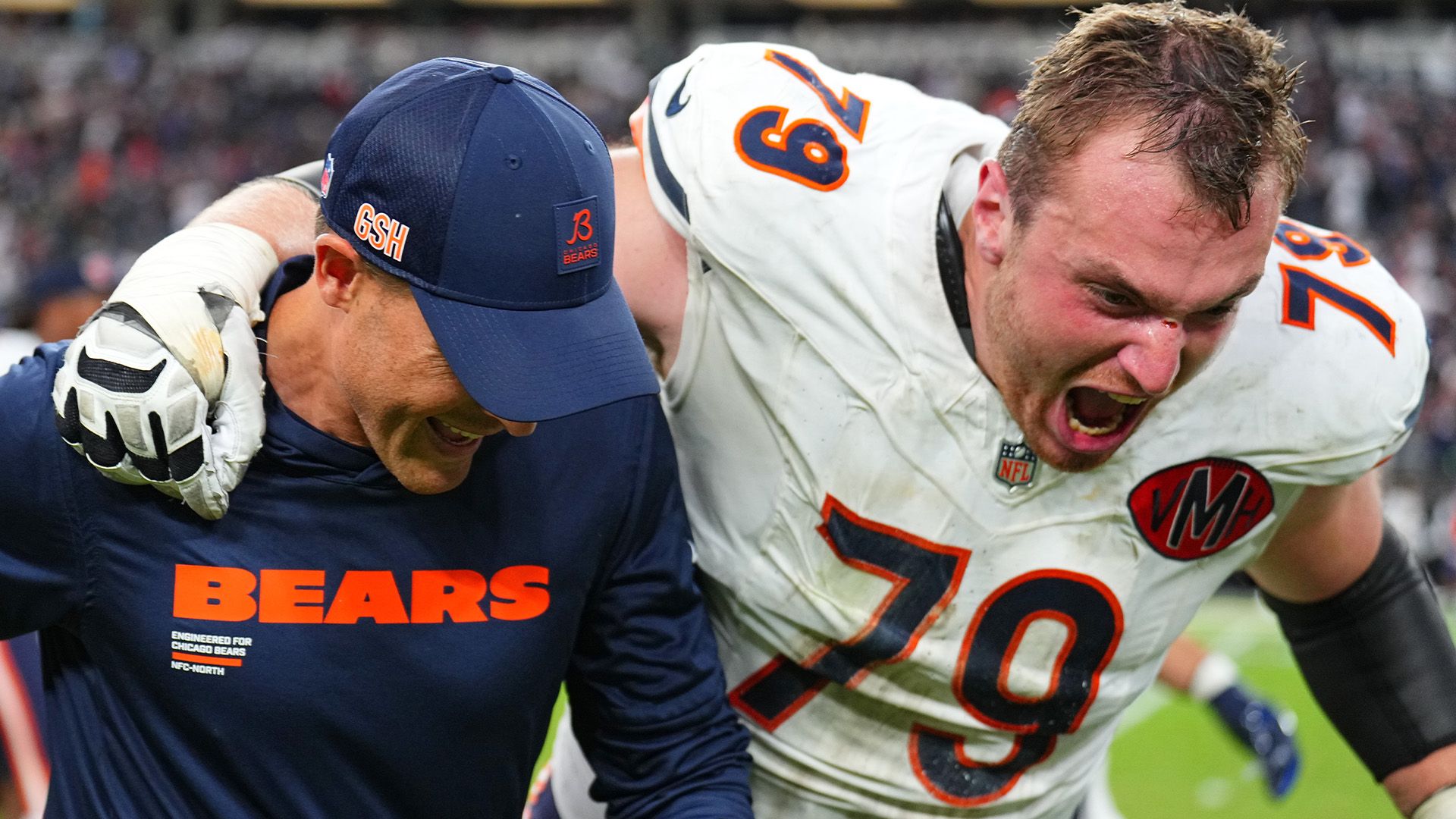 1920x1080 How Ben Johnson's offensive line commitment boosted Bears' run game. Chicago Bears News