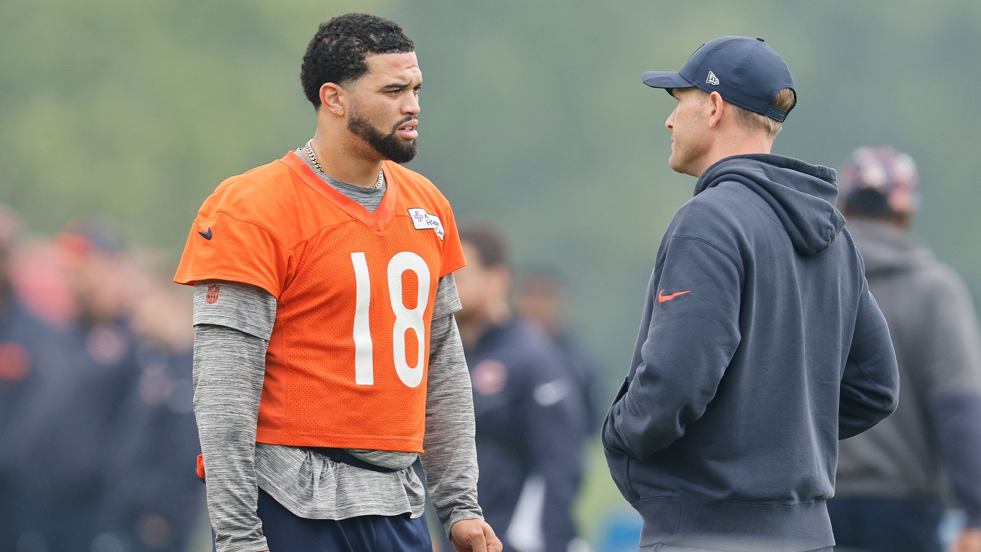 1920x1080 How Bears QB Caleb Williams handles all Ben Johnson puts on his plate. Chicago Bears News