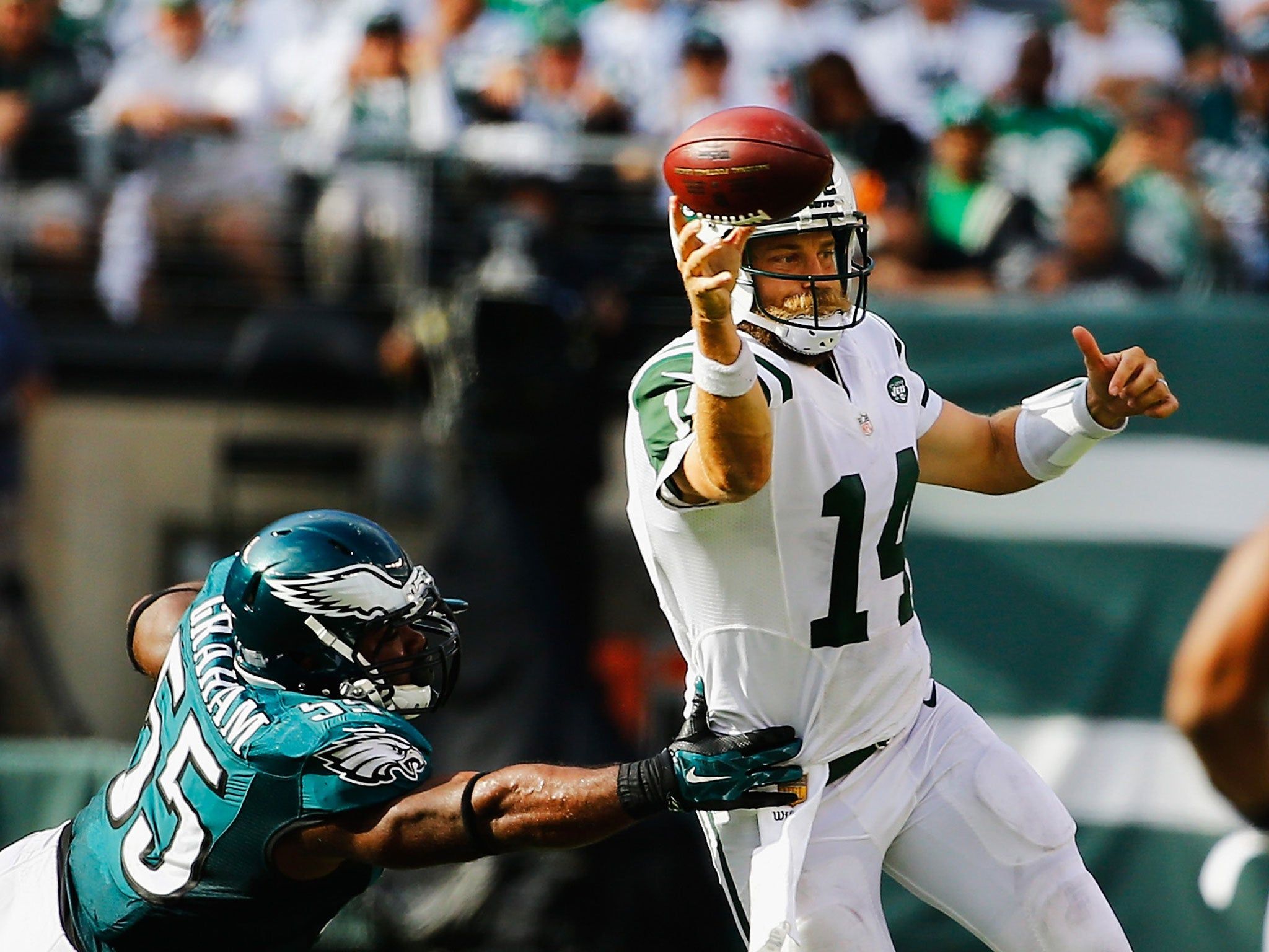 2048x1536 NFL London: Ryan Fitzpatrick 'excited' to play at Wembley as New York Jets try to get back on track against rival Miami Dolphins