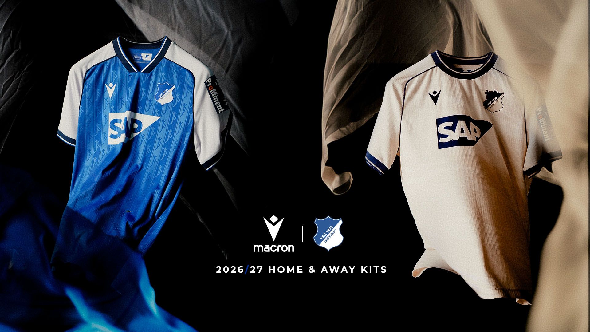 1920x1080 TSG 1899 Hoffenheim 2026 27 Home And Away Kits By Macron. About Macron
