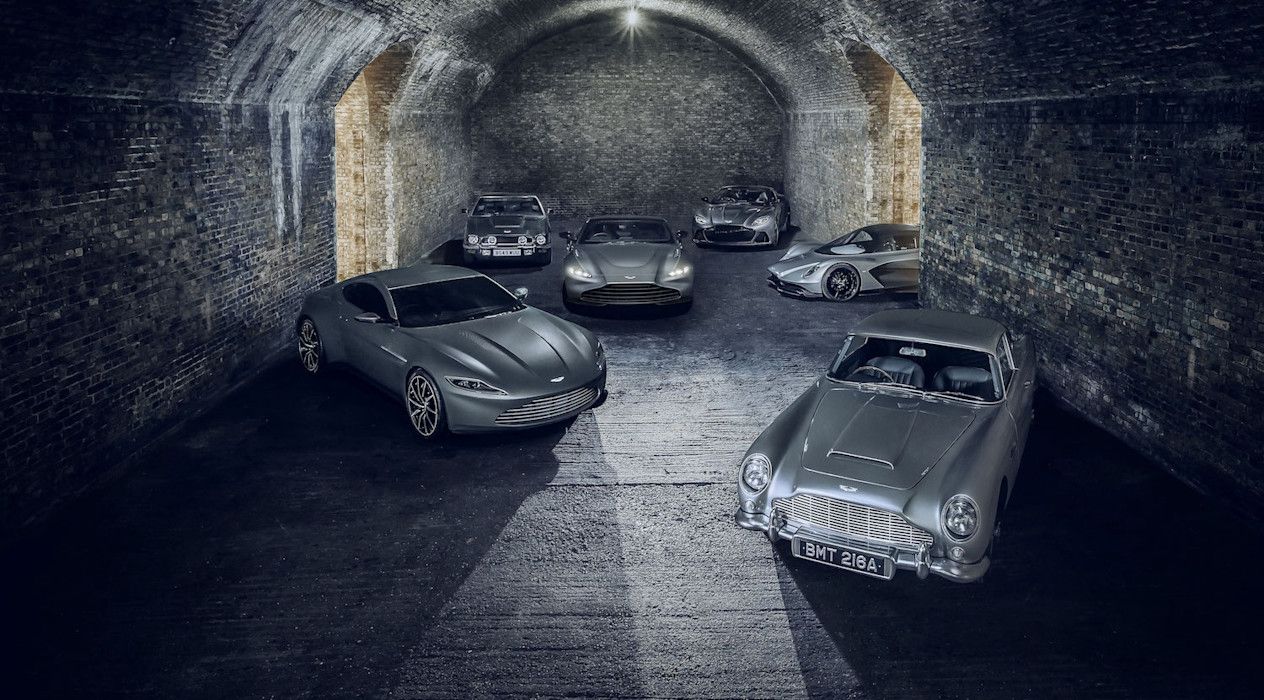 1264x700 Every Aston Martin car driven by James Bond Martin F1 Team