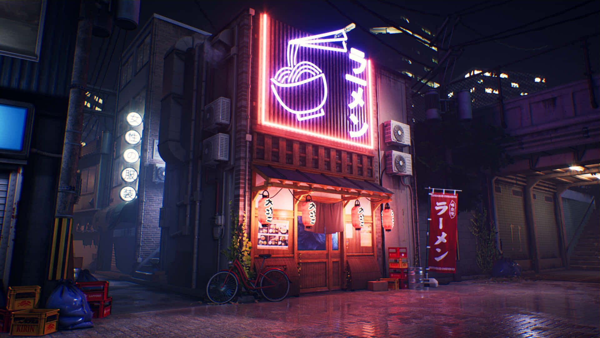 1920x1080 Download Colorful neon lights up Tokyo's nightlife Wallpaper