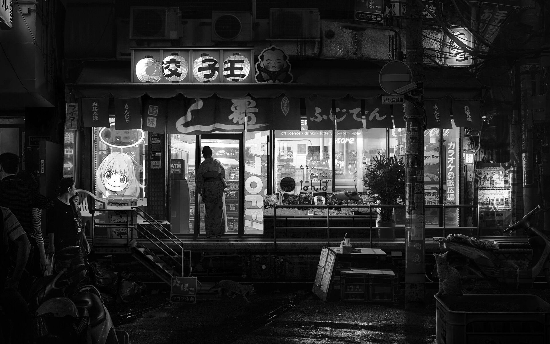 1920x1200 japanese grocery store