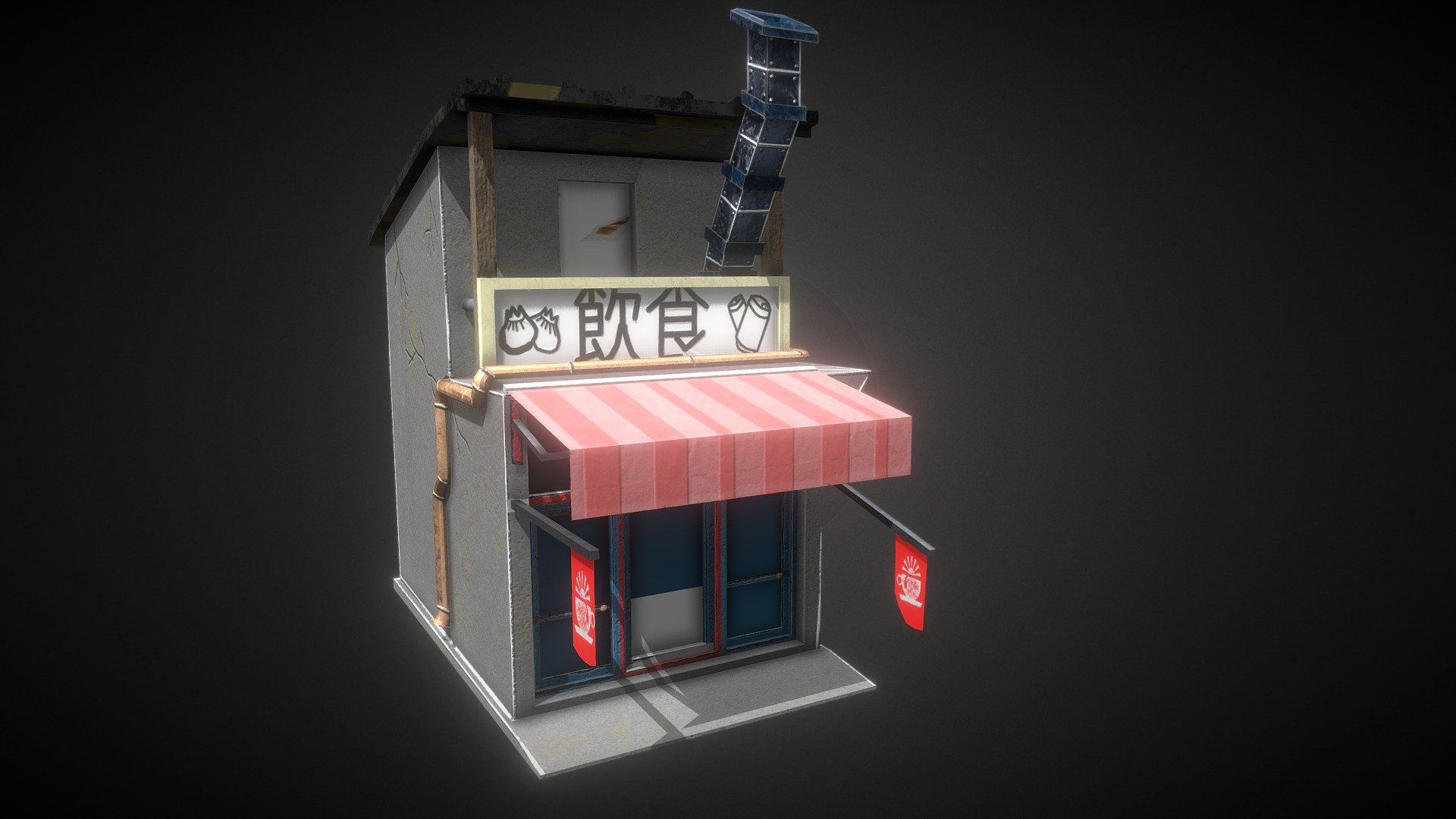 1920x1080 Japanese Store Free 3D model by Nick.Stark [78396a7]