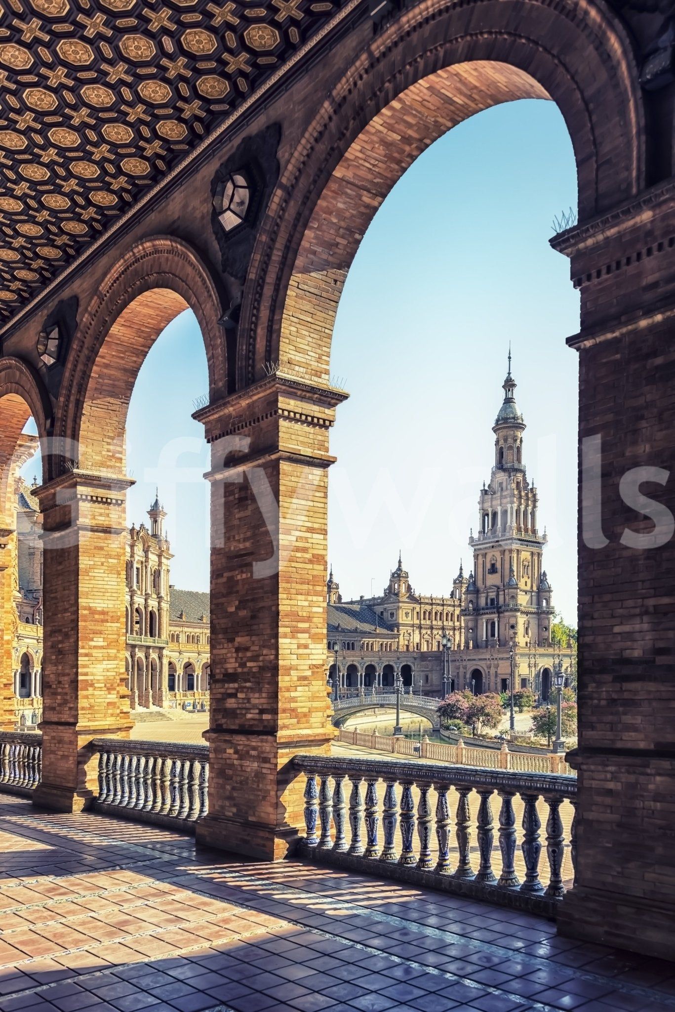 1367x2048 Plaza de España Wallpaper & Elegance