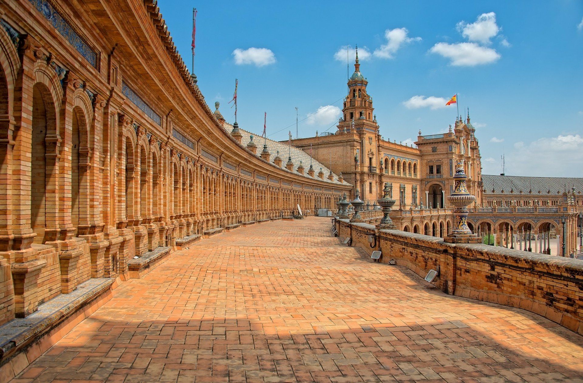 1920x1263 Plaza De España, Seville Man Made Landmark (HD Wallpaper)x1347