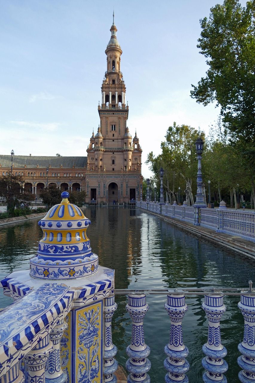 853x1280 Plaza De Espana Seville Spain