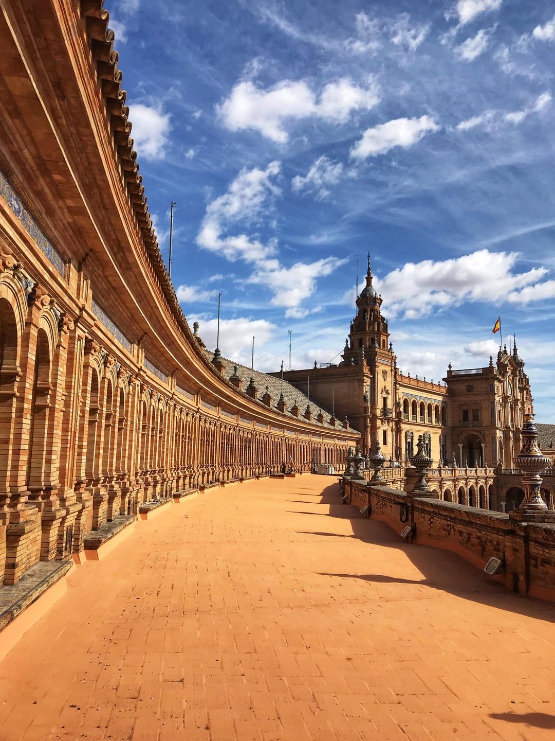 1080x1440 Plaza de Espanã in Seville. Aka city of Theed on Planet Naboo