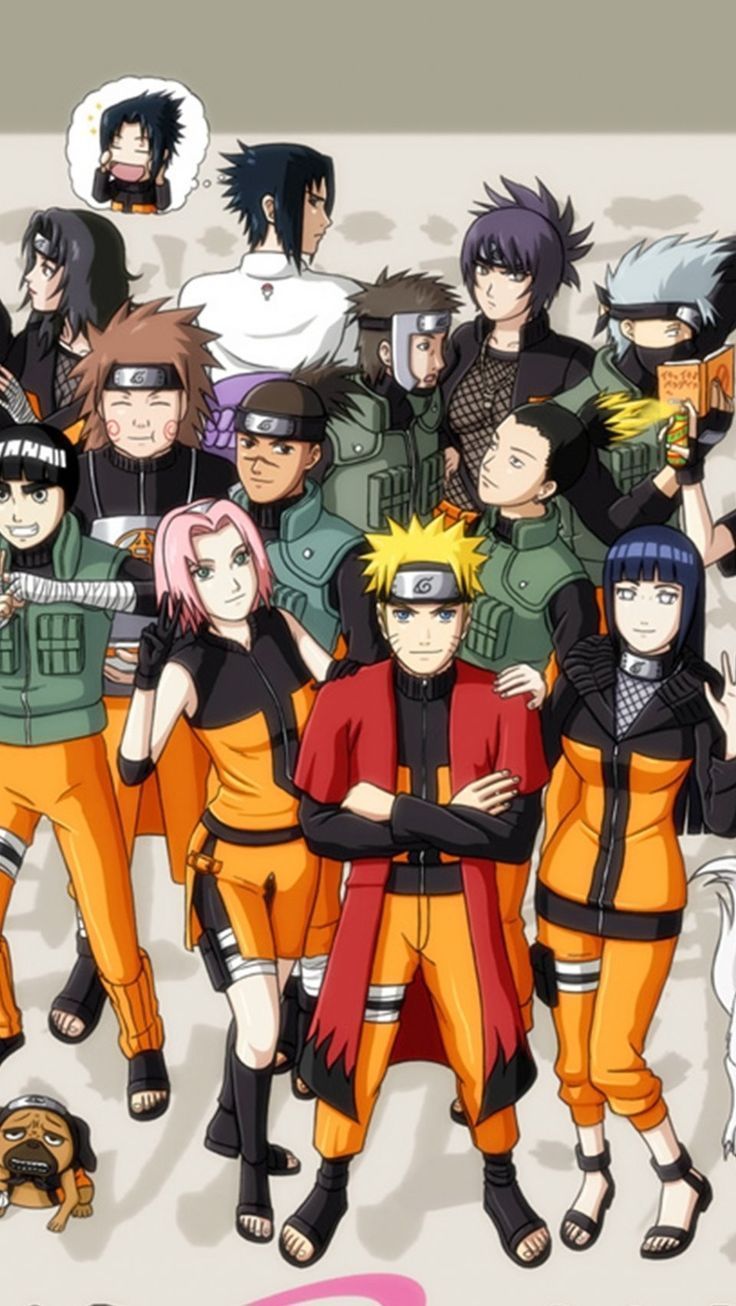 736x1306 Naruto all members wallpaper. Naruto shippuden all characters wallpaper, Naruto wallpaper with everyone, Naruto team