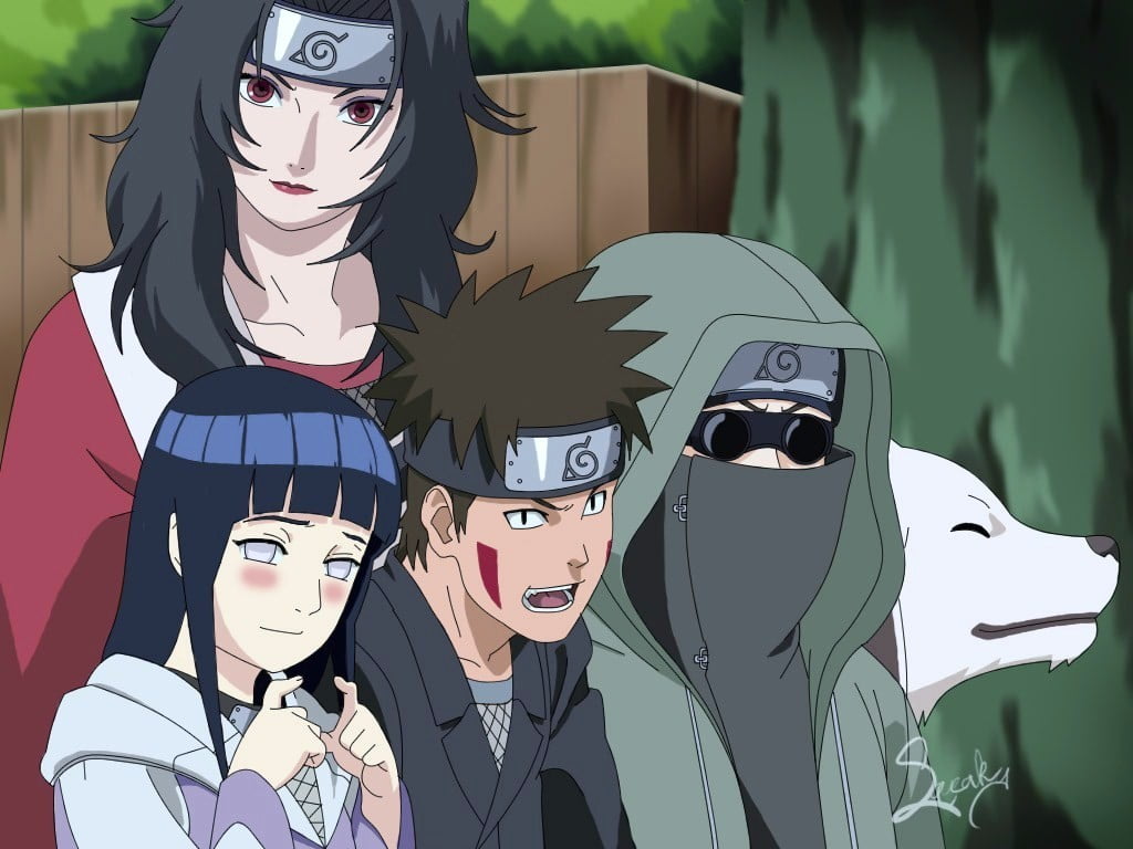 1024x768 Kiba from Naruto HD wallpaper