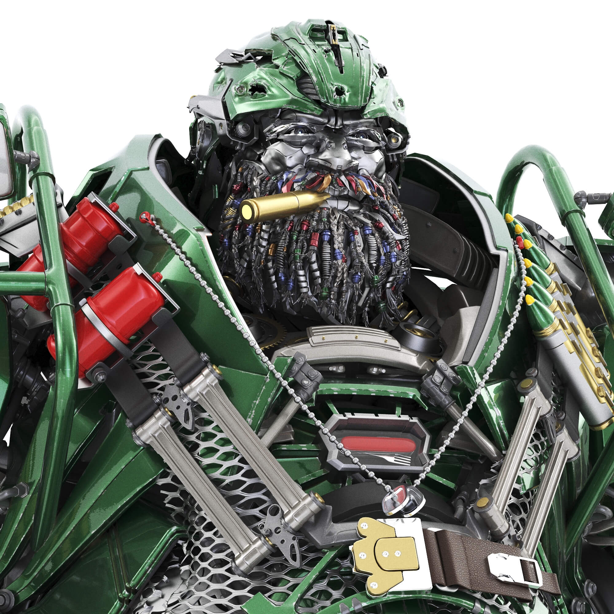 2000x2000 Transformers 3D Model