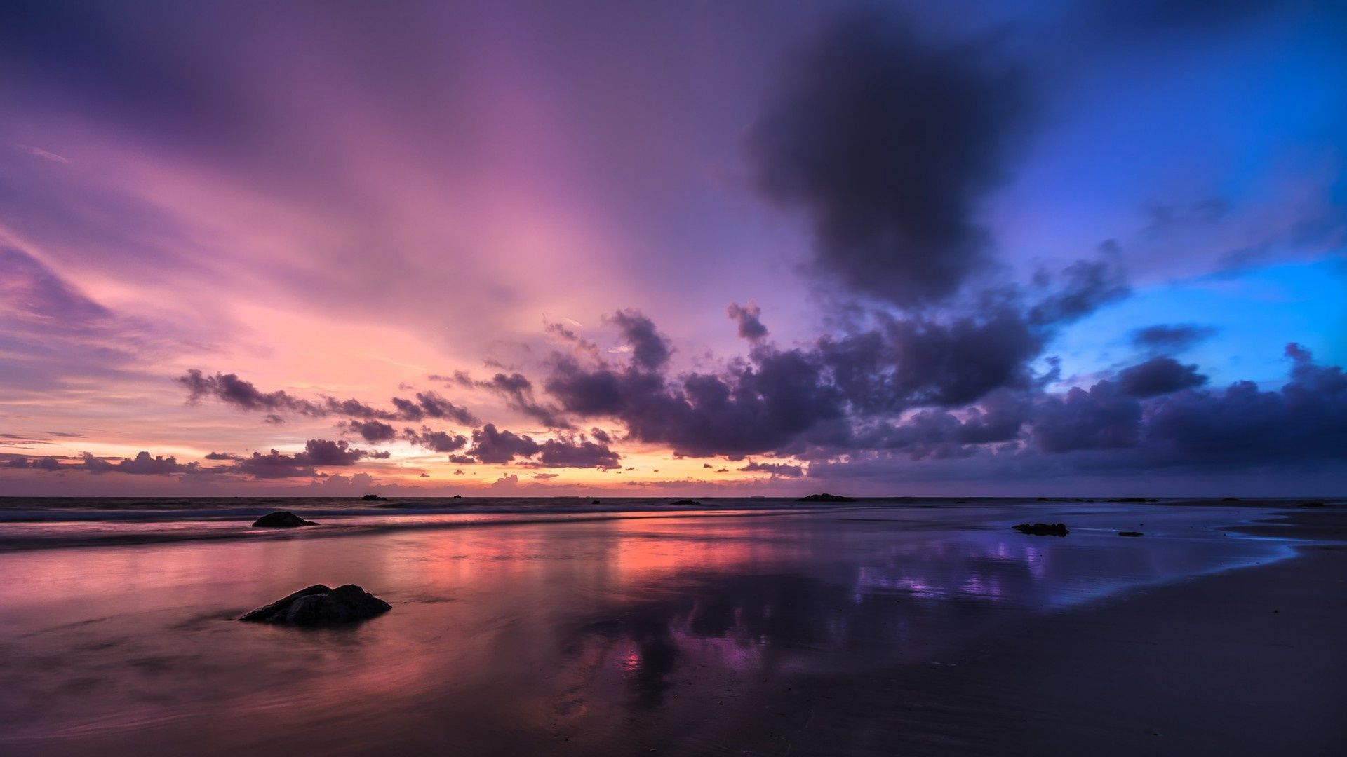 1920x1080 Burma Myanmar Bay Of Bengal Sunset 4K UHD Wallpaper for UltraHD Desktop and TV : Widescreen and UltraWide Display : Smartphone and Tablet Devices