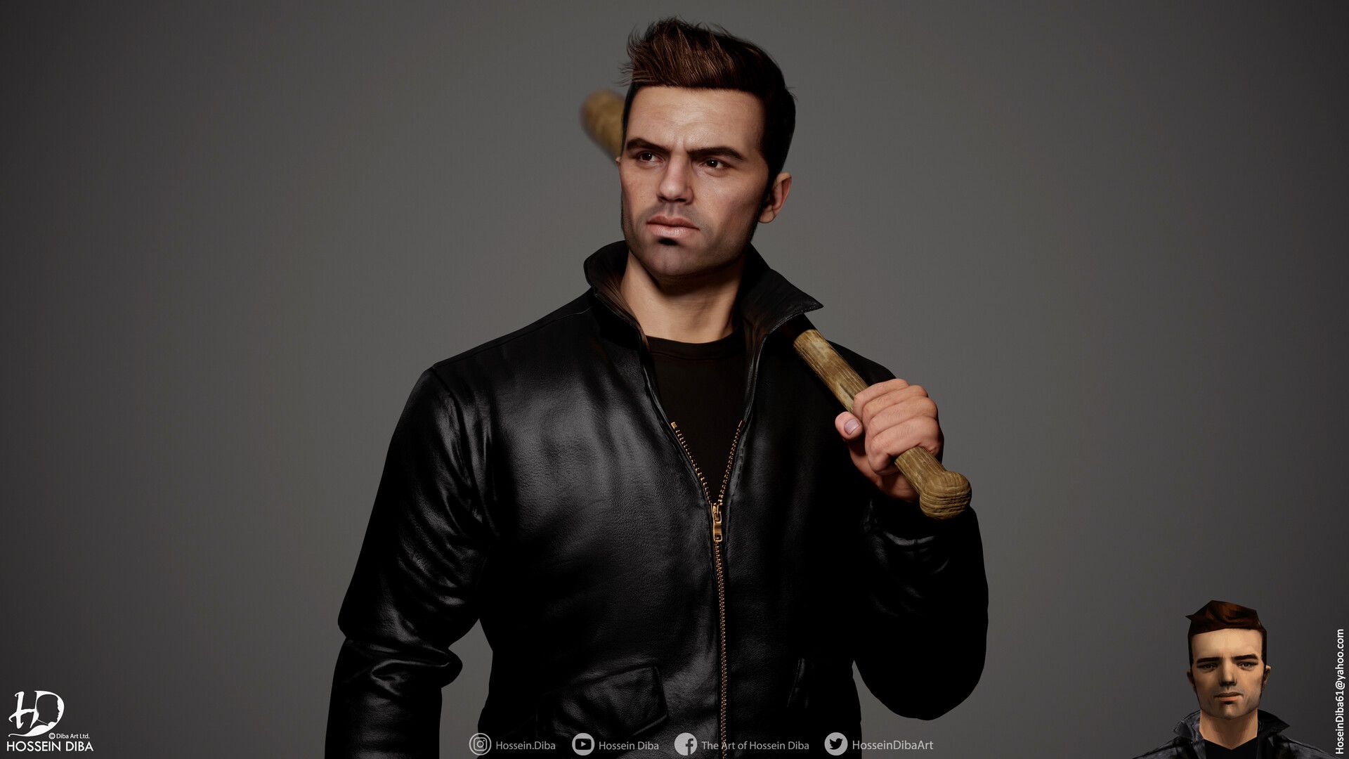 1920x1080 Hossein Diba Model of Claude (Real Time)