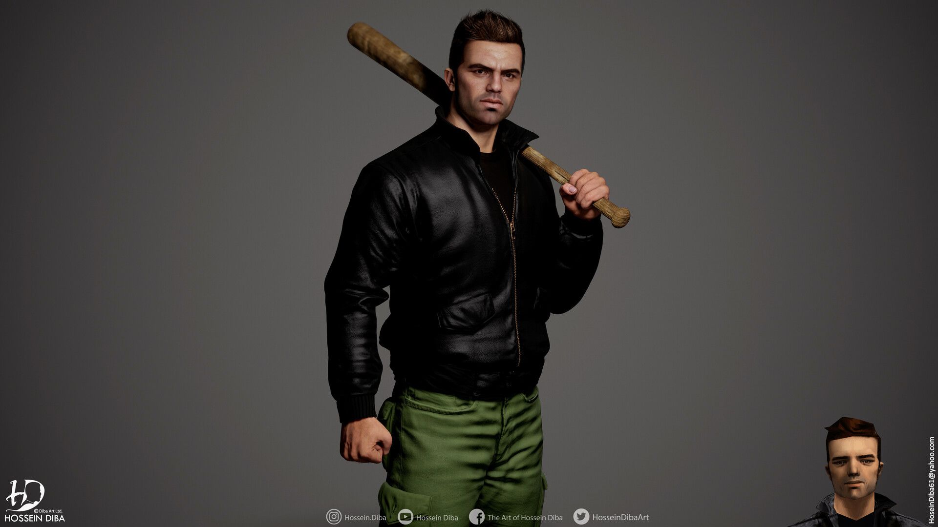 1920x1080 Hossein Diba Model of Claude (Real Time)