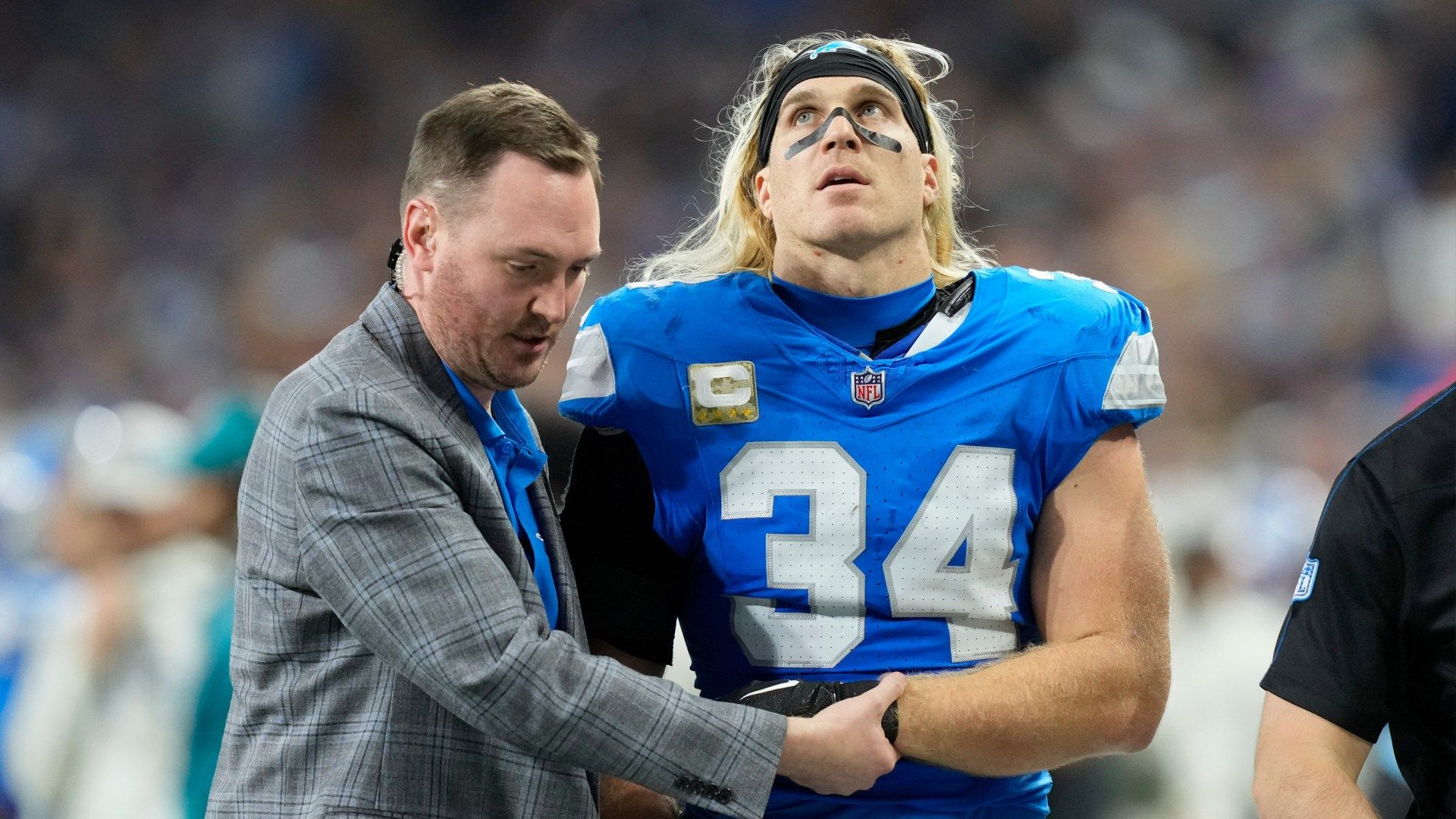 1920x1080 Lions LB Anzalone breaks arm in blowout win over Jaguars