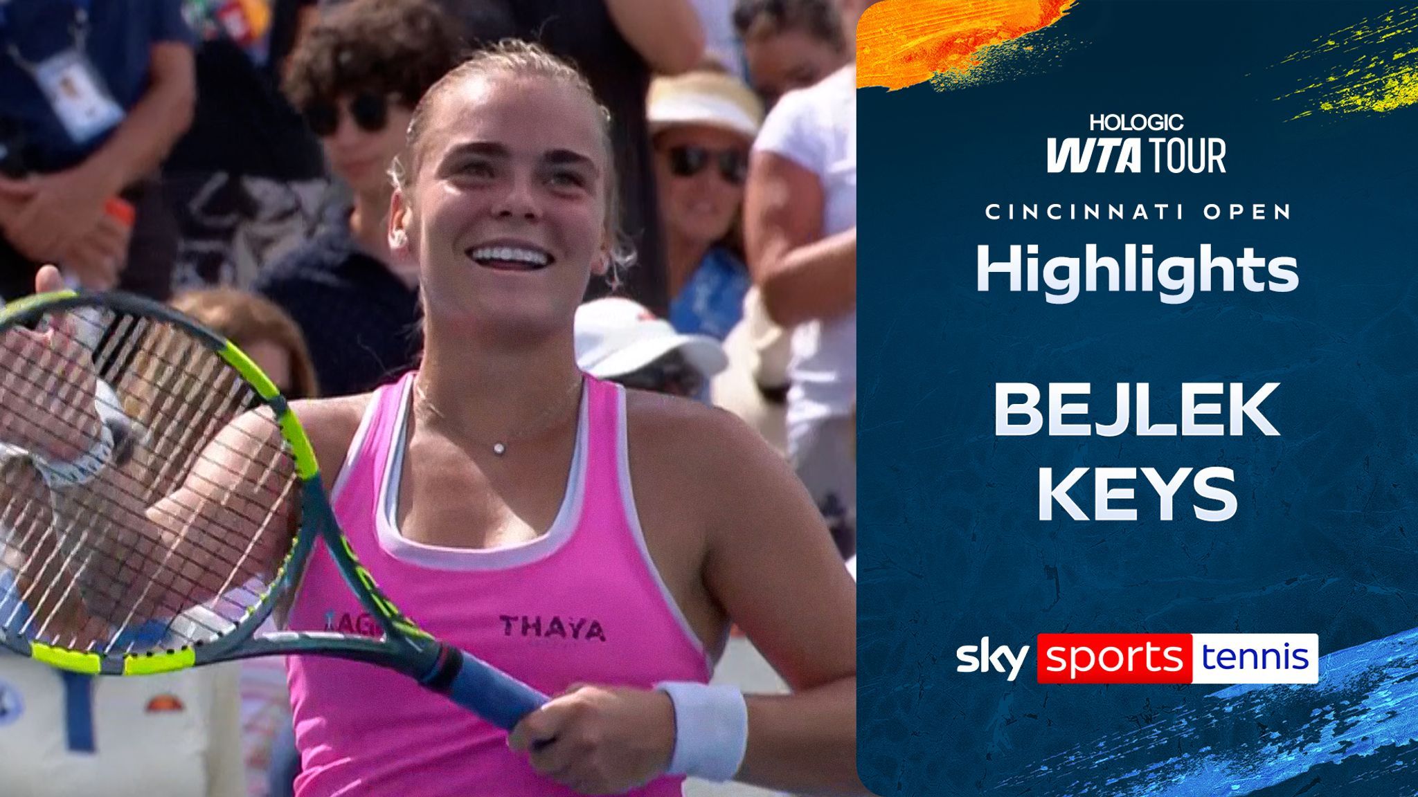 2048x1152 Highlights of Sara Bejlek against Madison Keys at the Cincinnati Open