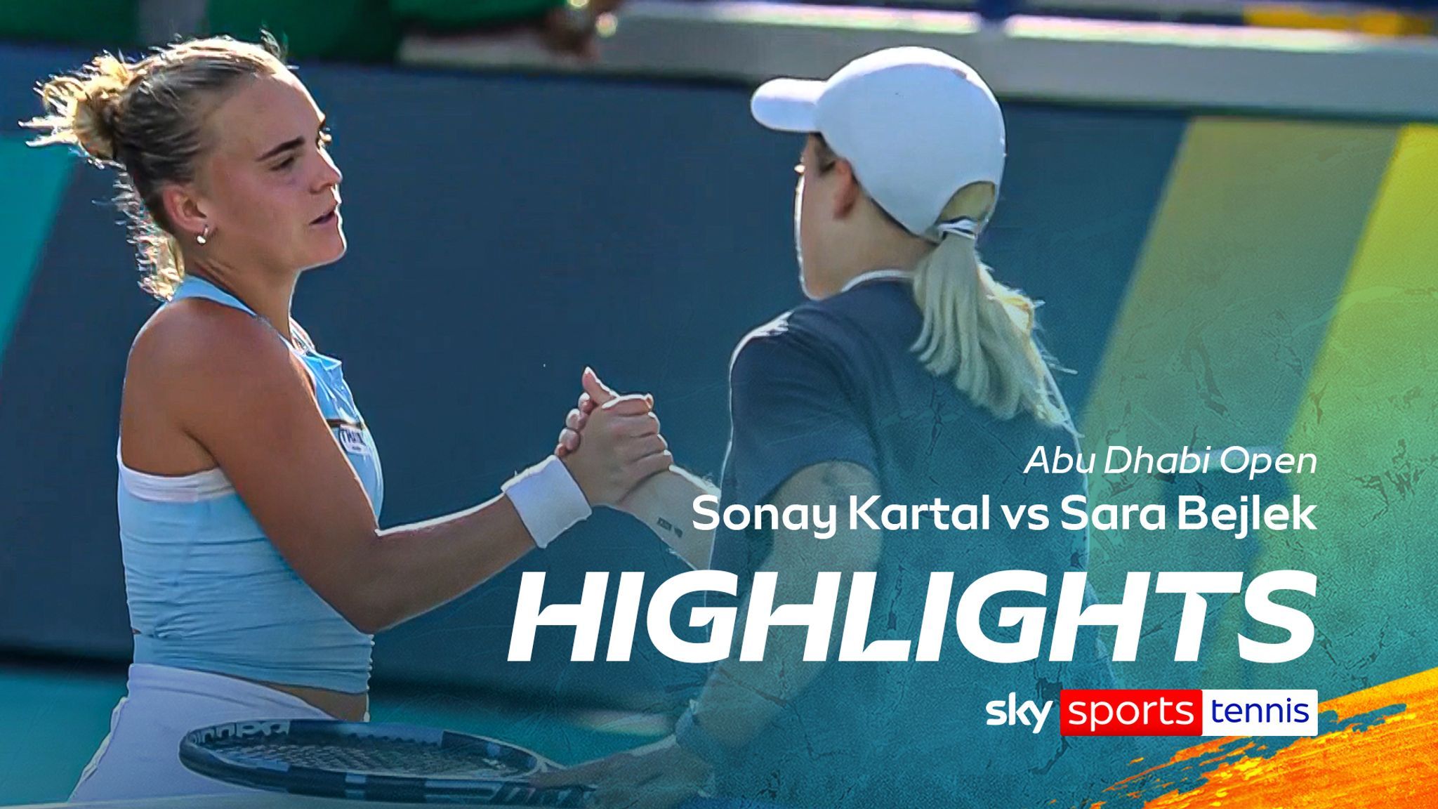 2048x1152 Highlights of Sonay Kartal against Sara Bejlek at the Abu Dhabi Open