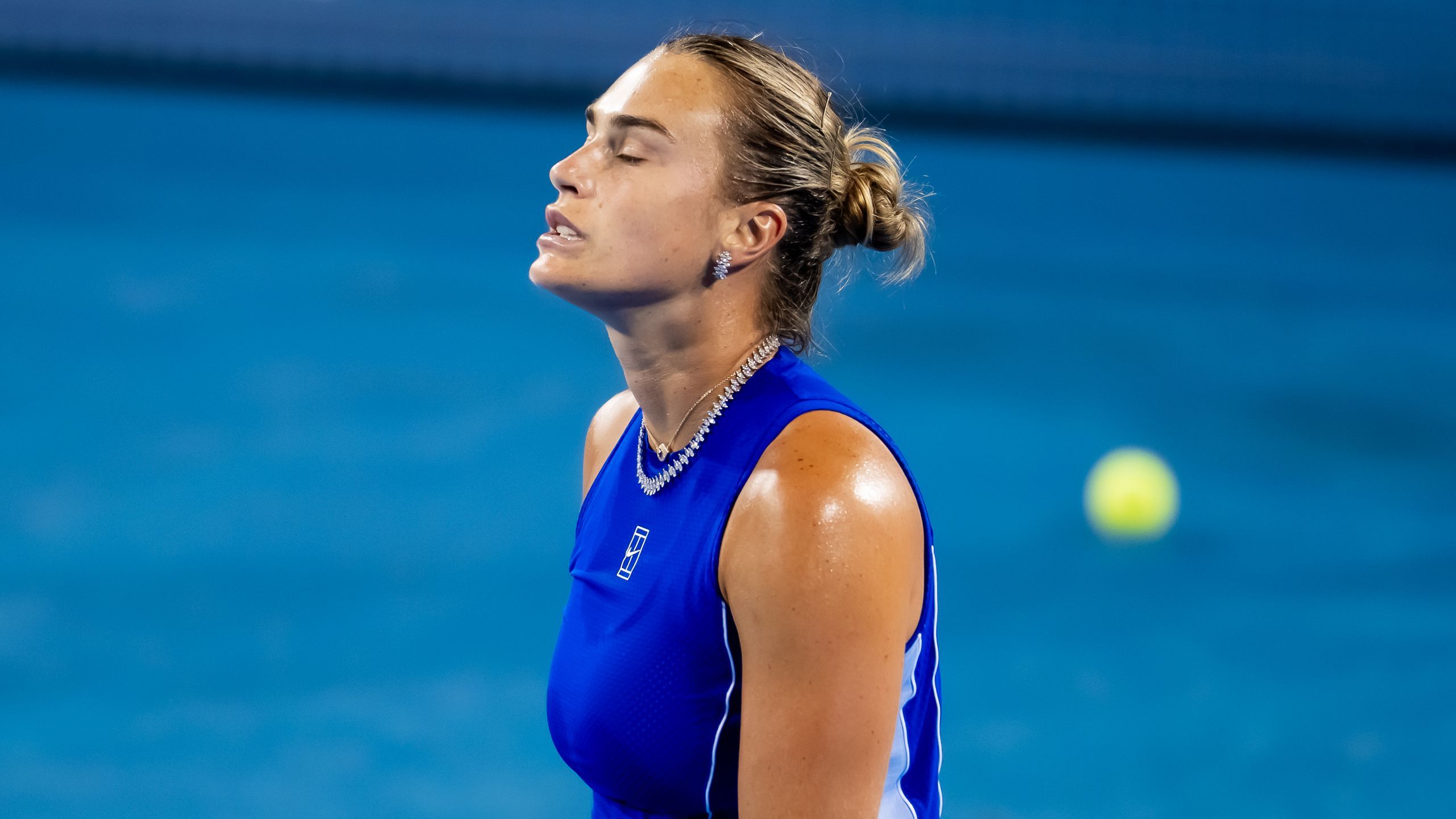 2560x1440 Sara Bejlek 'kept believing' on way to stunning upset win over top seed Aryna Sabalenka at Cincinnati Open