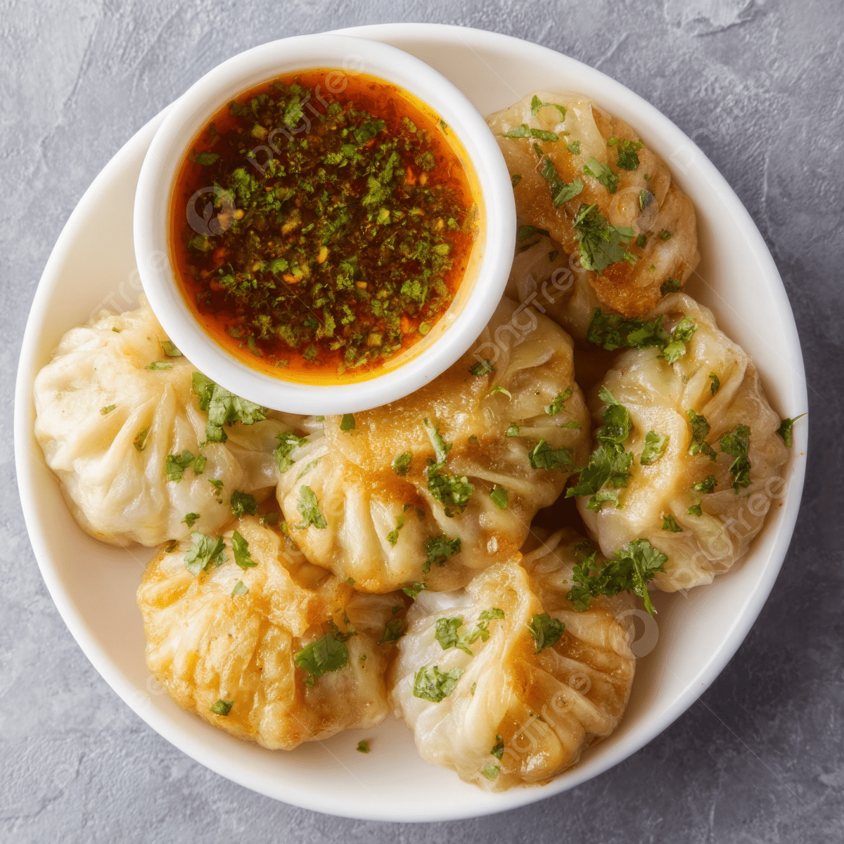 1200x1200 Steamed Chicken Momo Dumplings With Dipping Sauce, Chicken Momo, Dumplings, Himalayan Background Image And Wallpaper for Free Download